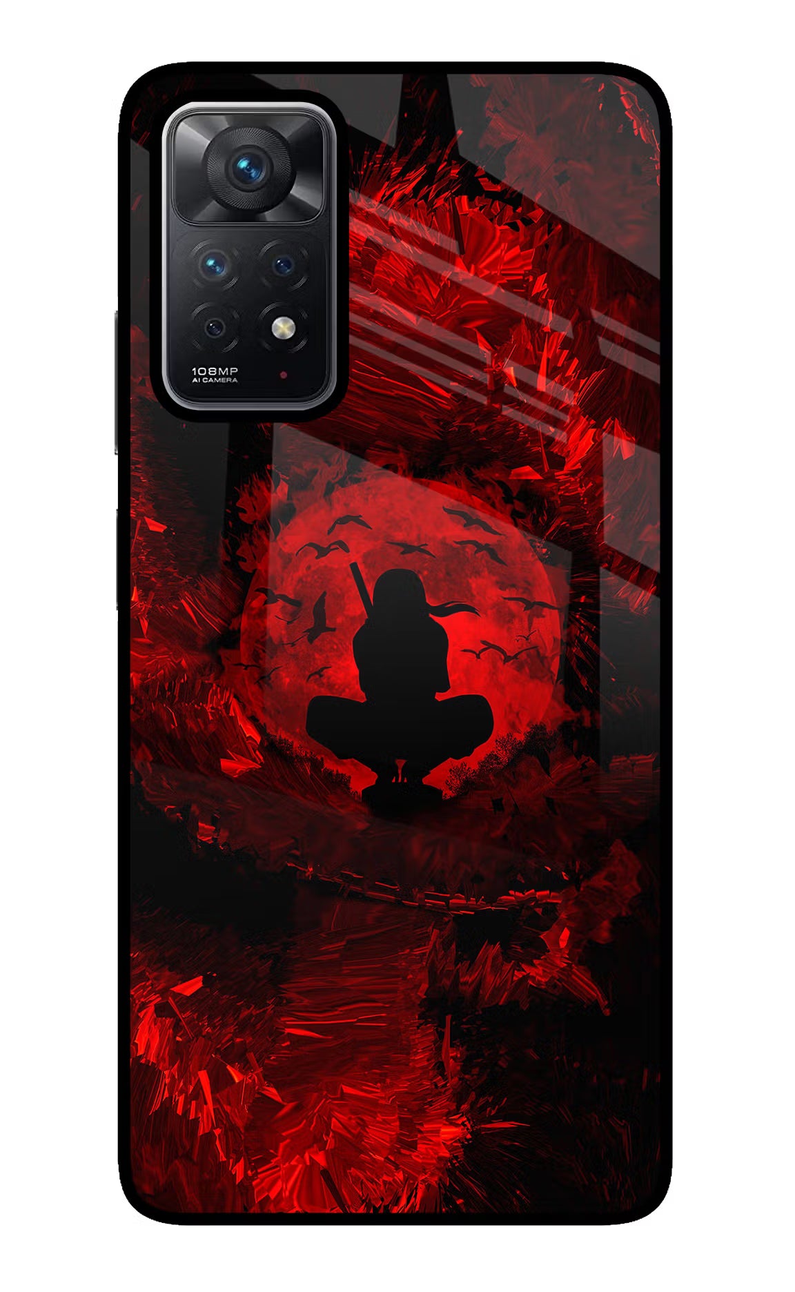 Itachi Uchiha Redmi Note 11 Pro Glass Case - Itachi Uchiha Redmi Note 11 Pro Glass Case Itachi Uchiha Redmi Note 11 Pro Glass Case
