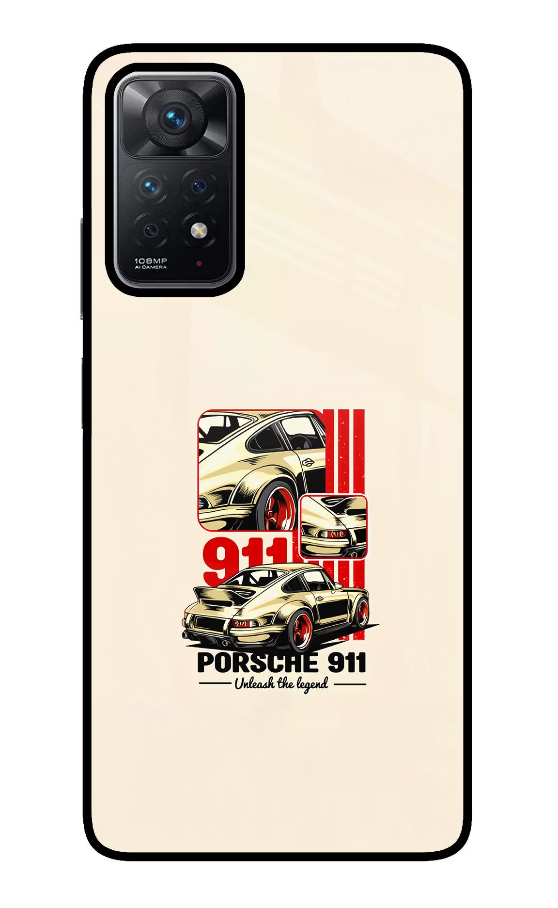 Classic Porsche 911 Redmi Note 11 Pro Back Cover - Classic Porsche 911 Redmi Note 11 Pro Glass Case Back Cover by Casekaro Classic Porsche 911 Redmi Note 11 Pro Glass Case Back Cover by Casekaro