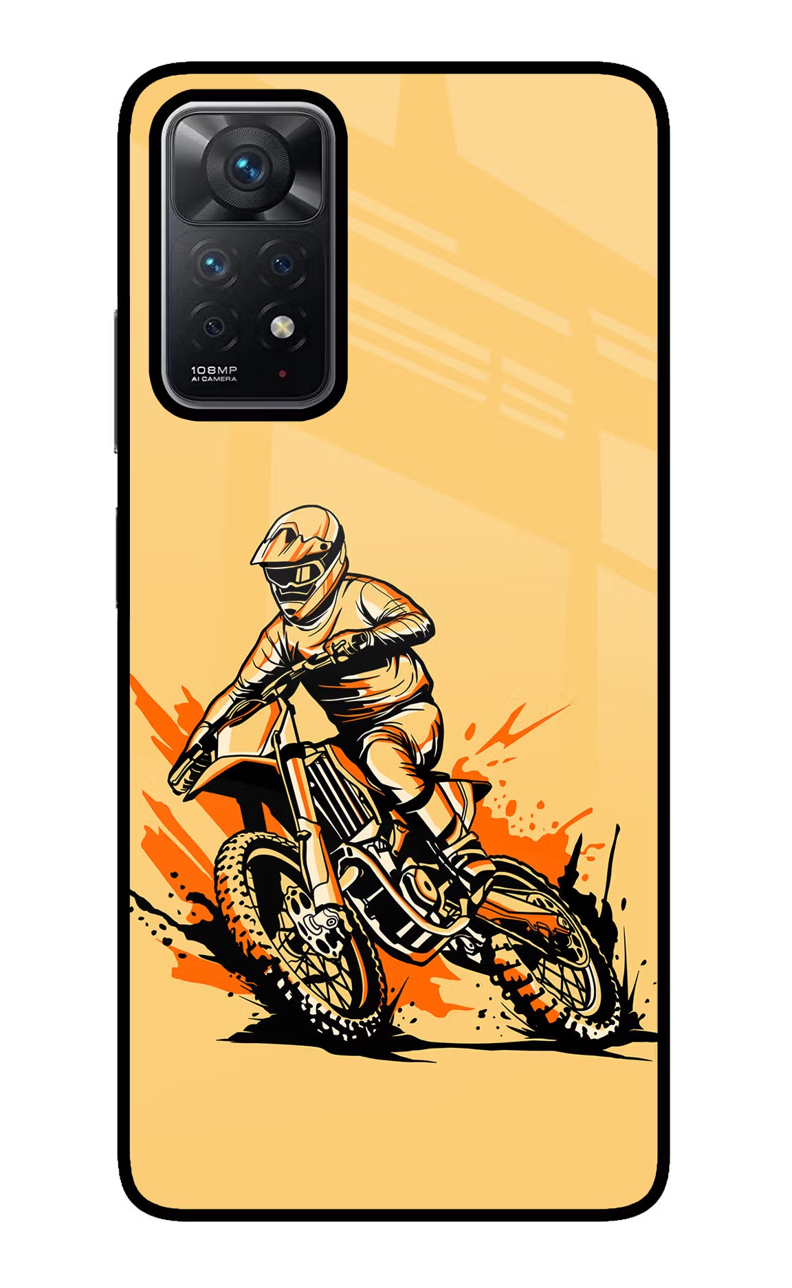 Off-Road Fury Redmi Note 11 Pro Back Cover - Off-Road Fury Redmi Note 11 Pro Glass Case Back Cover by Casekaro Off-Road Fury Redmi Note 11 Pro Glass Case Back Cover by Casekaro