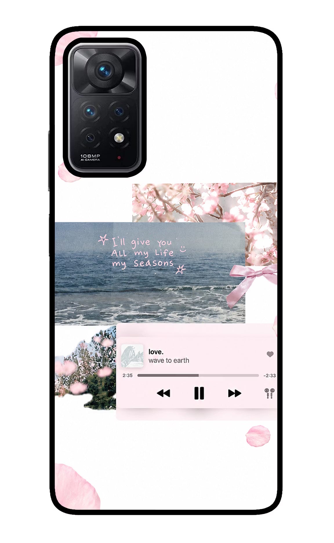 Wave to earth Redmi Note 11 Pro Glass Case - Wave to earth Redmi Note 11 Pro Glass Case Wave to earth Redmi Note 11 Pro Glass Case
