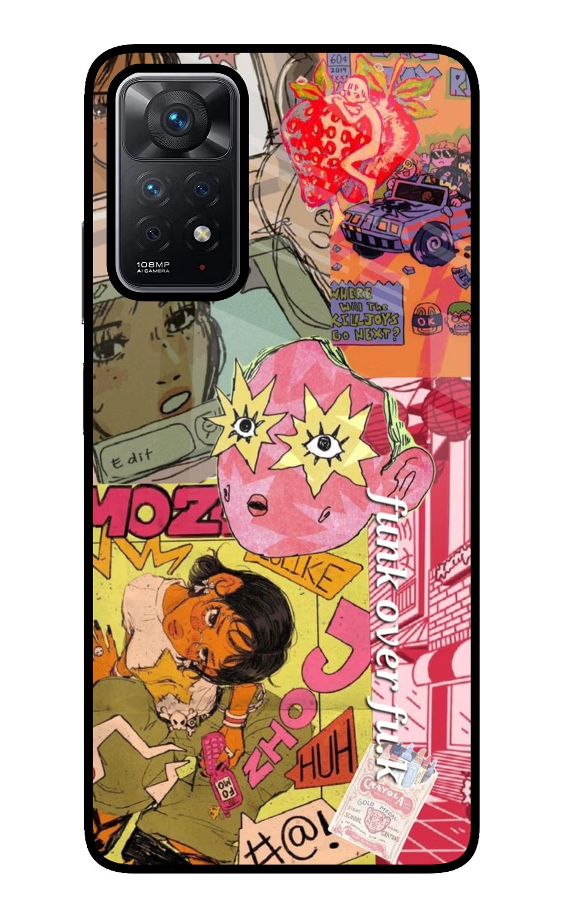 Funkover Redmi Note 11 Pro Glass Case - Funkover Redmi Note 11 Pro Glass Case Funkover Redmi Note 11 Pro Glass Case