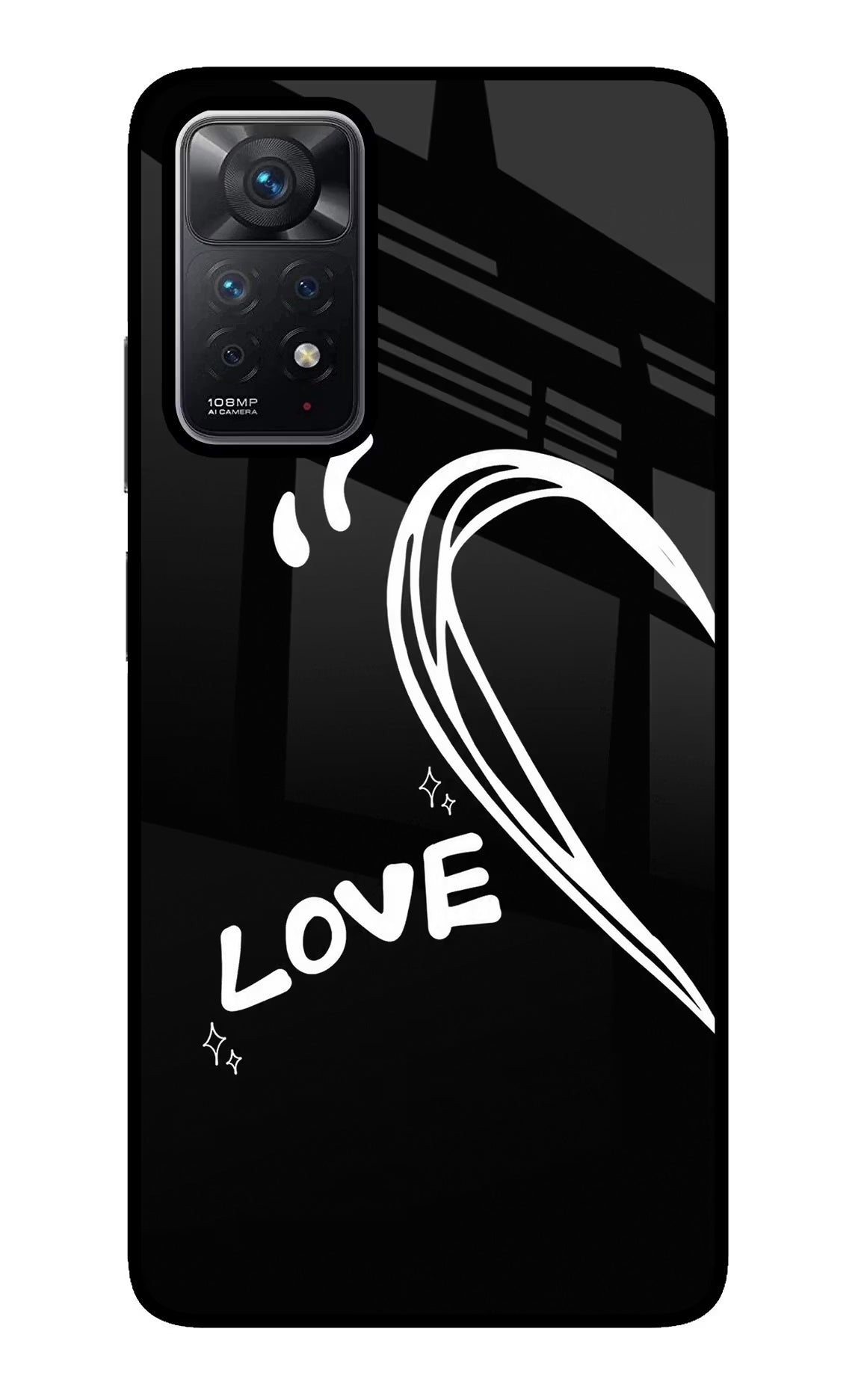 Love Line Redmi Note 11 Pro Glass Case - Love Line Redmi Note 11 Pro Glass Case Love Line Redmi Note 11 Pro Glass Case