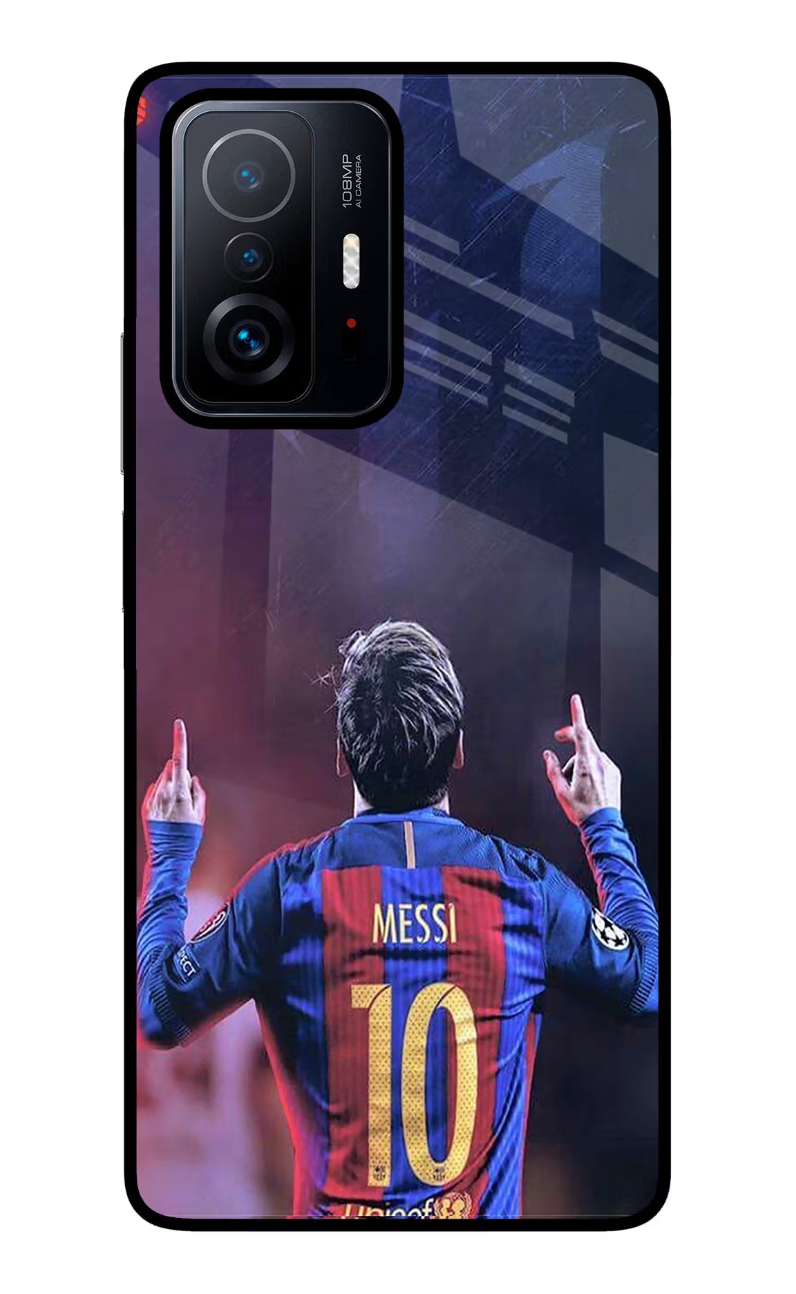 Messi Mi 11T Pro 5G Glass Case - Messi Mi 11T Pro 5G Glass Case Messi Mi 11T Pro 5G Glass Case
