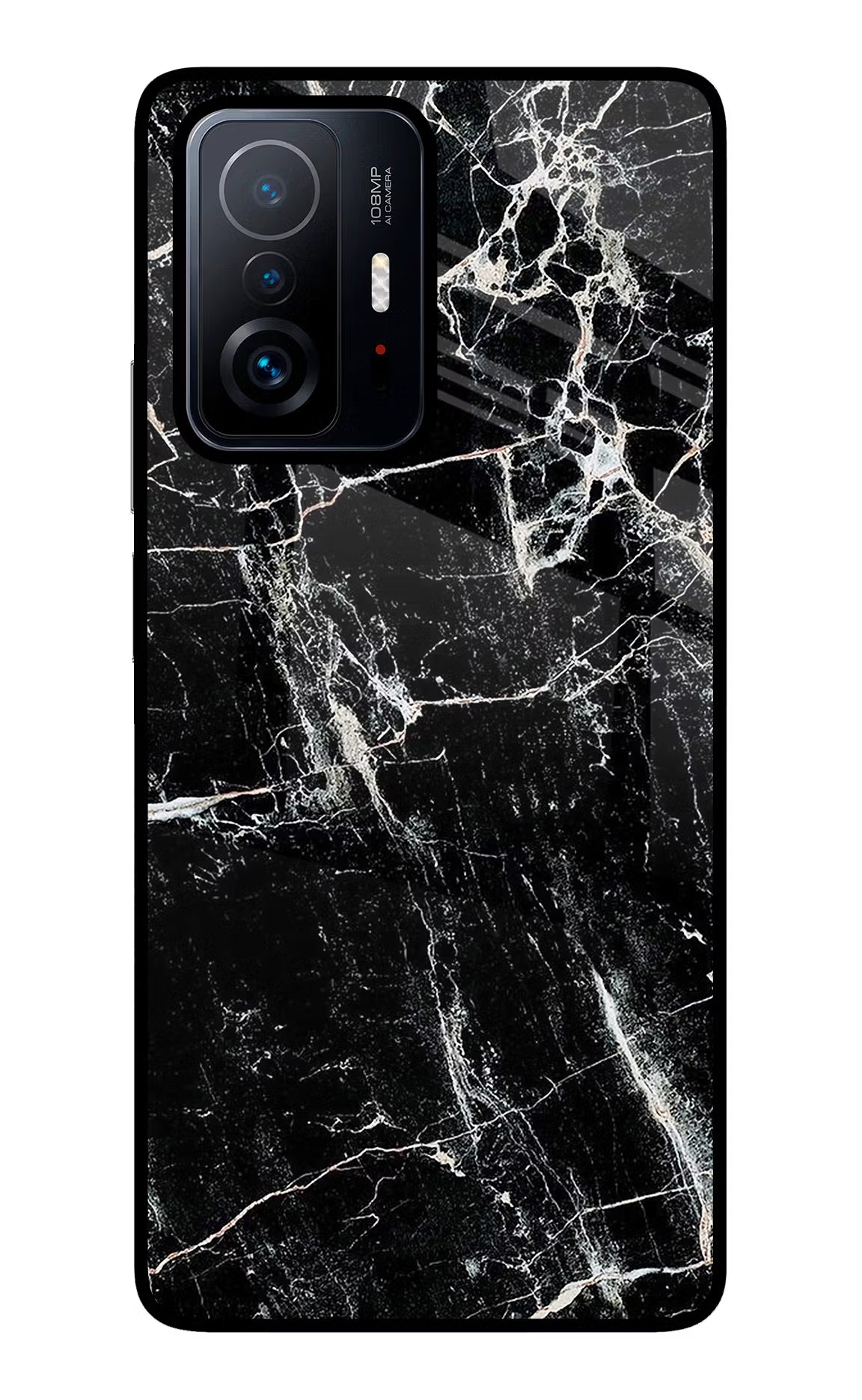 Black Marble Texture Mi 11T Pro 5G Glass Case - Black Marble Texture Mi 11T Pro 5G Glass Case Black Marble Texture Mi 11T Pro 5G Glass Case