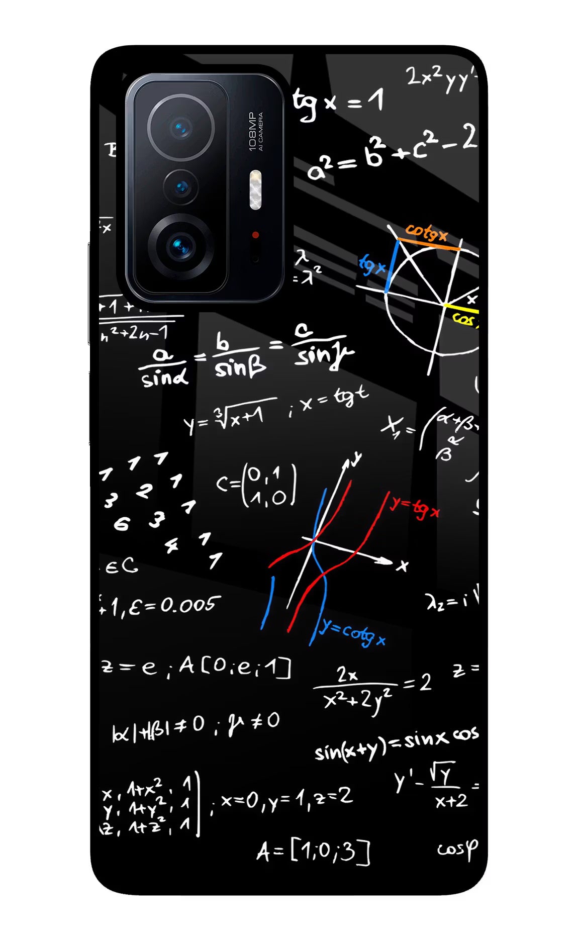 Mathematics Formula Mi 11T Pro 5G Back Cover - Mathematics Formula Mi 11T Pro 5G Glass Case Back Cover by Casekaro Mathematics Formula Mi 11T Pro 5G Glass Case Back Cover by Casekaro