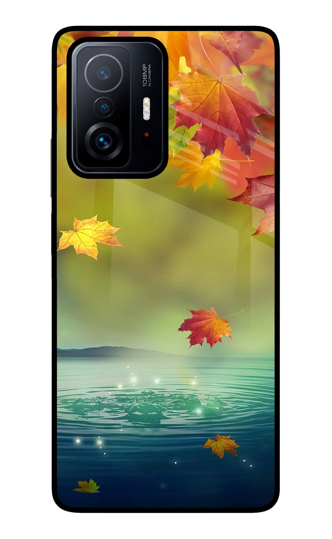 Flowers Mi 11T Pro 5G Glass Case - Flowers Mi 11T Pro 5G Glass Case Flowers Mi 11T Pro 5G Glass Case