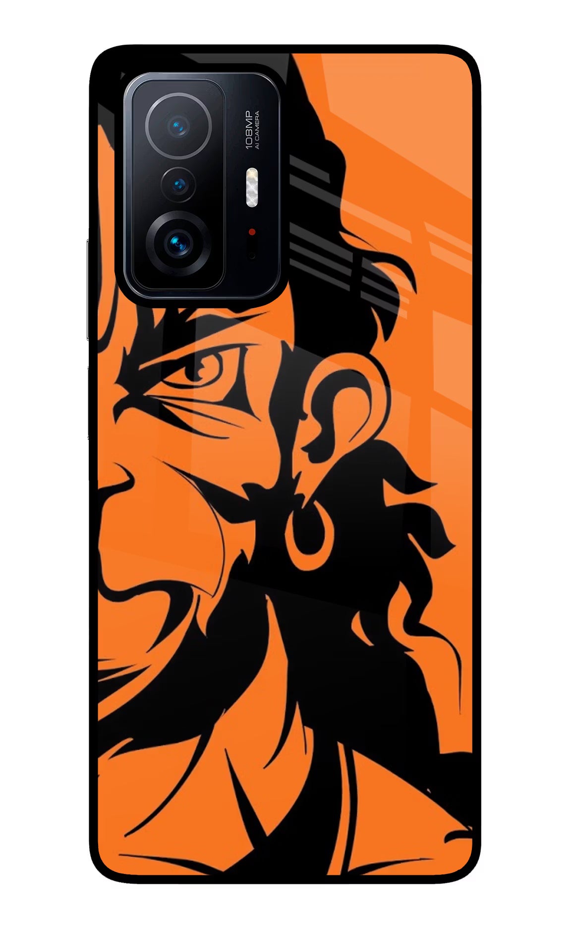 Hanuman Mi 11T Pro 5G Back Cover - Hanuman Mi 11T Pro 5G Glass Case Back Cover by Casekaro Hanuman Mi 11T Pro 5G Glass Case Back Cover by Casekaro