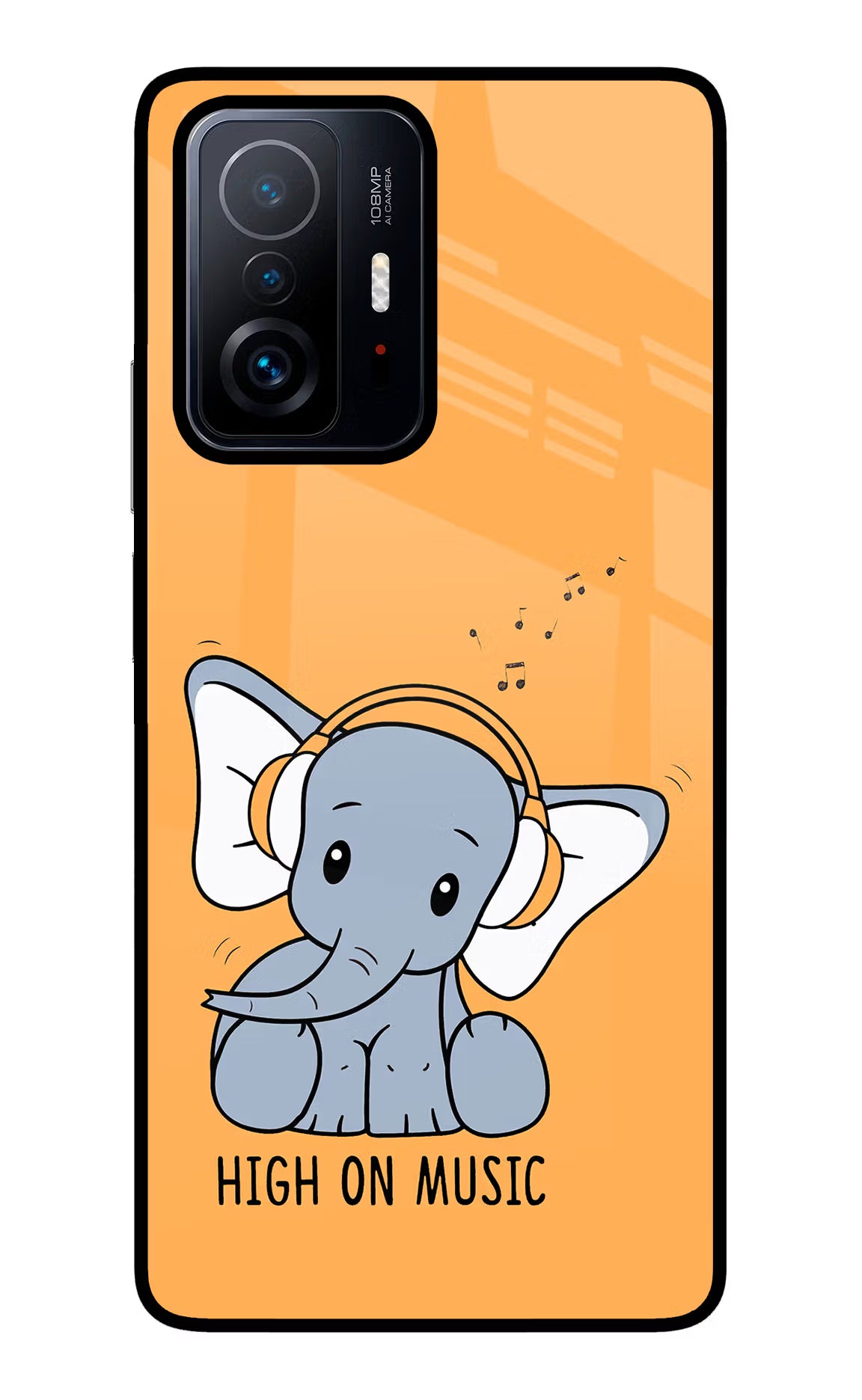 High On Music Mi 11T Pro 5G Glass Case - High On Music Mi 11T Pro 5G Glass Case High On Music Mi 11T Pro 5G Glass Case