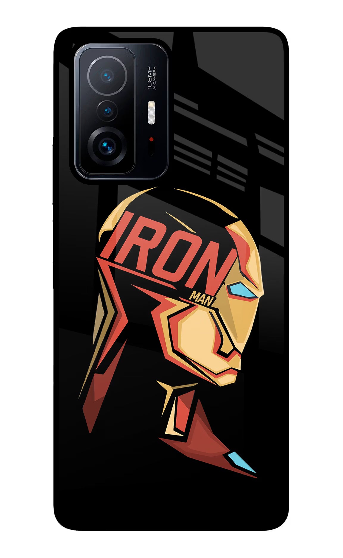 IronMan Mi 11T Pro 5G Back Cover - IronMan Mi 11T Pro 5G Glass Case Back Cover by Casekaro IronMan Mi 11T Pro 5G Glass Case Back Cover by Casekaro
