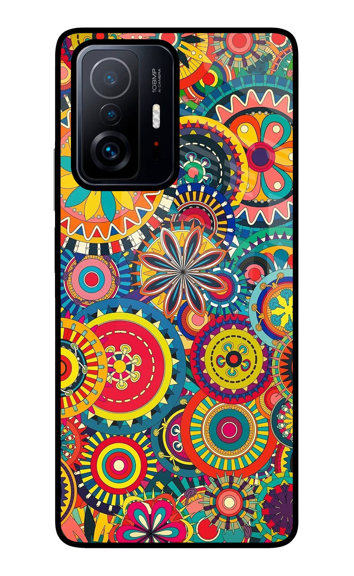 Gol Gol Art Mi 11T Pro 5G Back Cover - Gol Gol Art Mi 11T Pro 5G Glass Case Back Cover by Casekaro Gol Gol Art Mi 11T Pro 5G Glass Case Back Cover by Casekaro