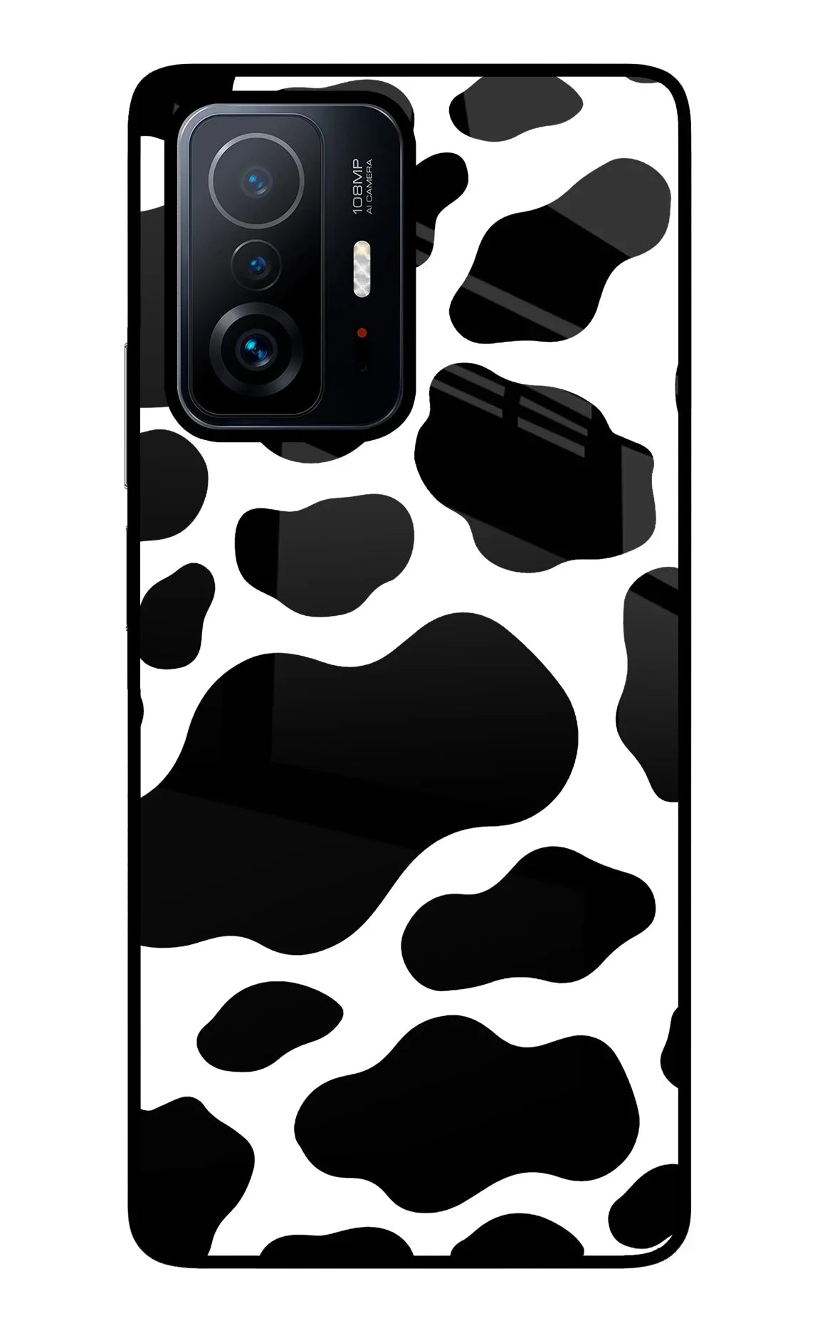 Cow Spots Mi 11T Pro 5G Glass Case - Cow Spots Mi 11T Pro 5G Glass Case Cow Spots Mi 11T Pro 5G Glass Case