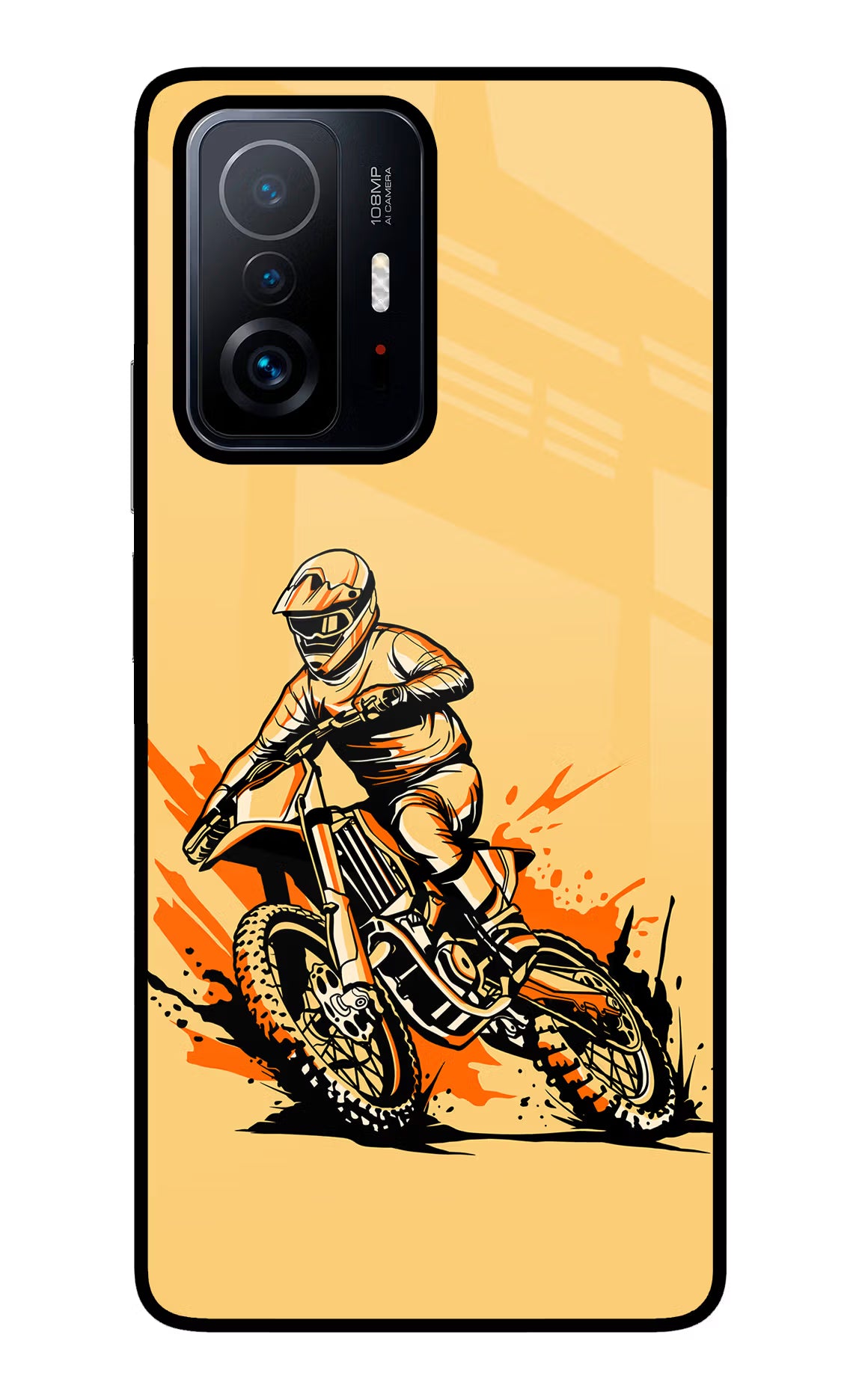 Off-Road Fury Mi 11T Pro 5G Back Cover - Off-Road Fury Mi 11T Pro 5G Glass Case Back Cover by Casekaro Off-Road Fury Mi 11T Pro 5G Glass Case Back Cover by Casekaro