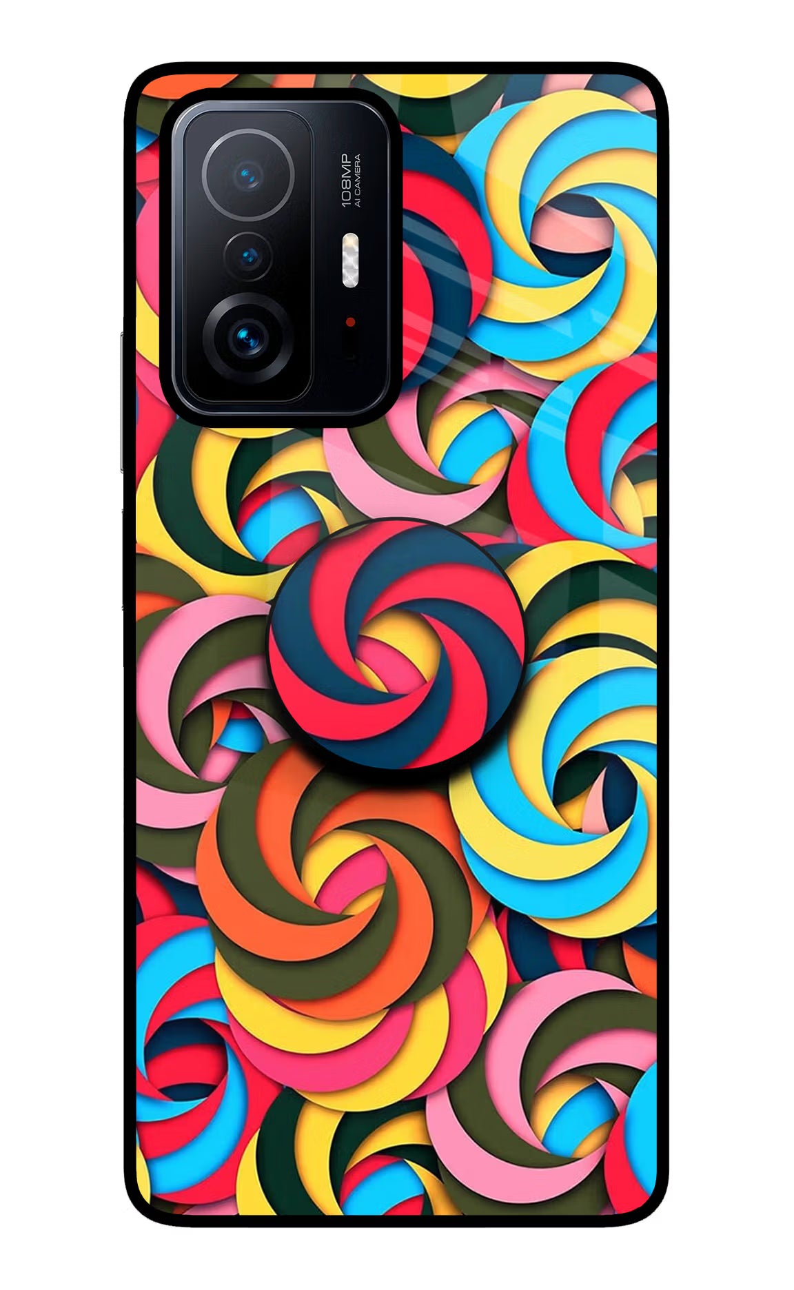 Spiral Pattern Mi 11T Pro 5G Pop Case - Spiral Pattern Mi 11T Pro 5G Pop Case by Casekaro Spiral Pattern Mi 11T Pro 5G Pop Case by Casekaro