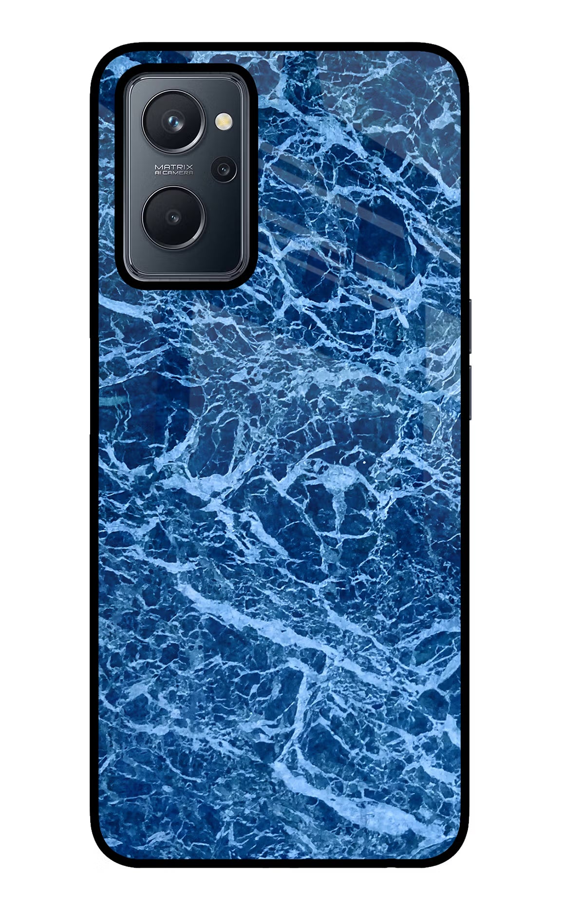 Blue Marble Realme 9i 4G Back Cover - Blue Marble Realme 9i 4G Glass Case Back Cover by Casekaro Blue Marble Realme 9i 4G Glass Case Back Cover by Casekaro