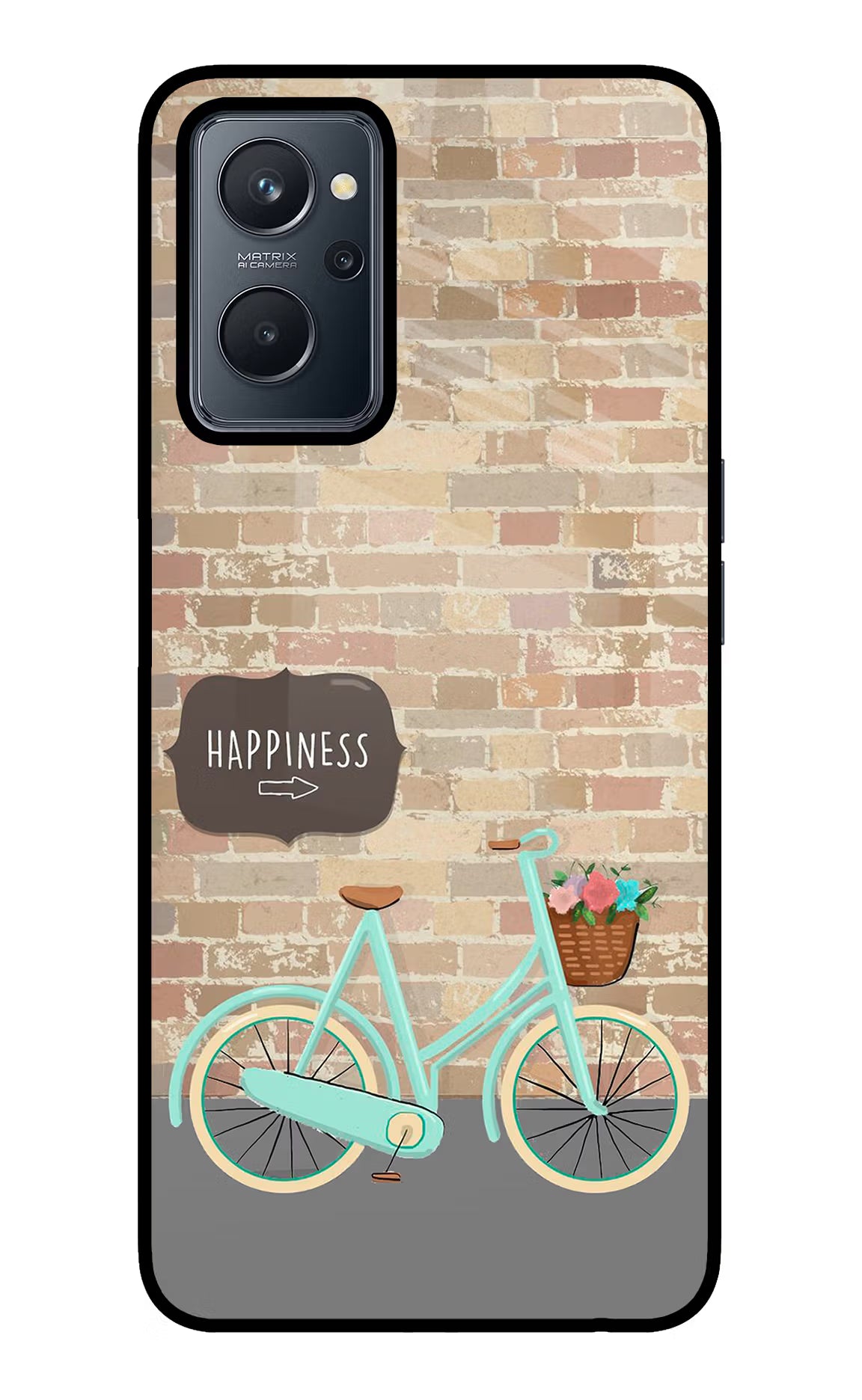 Happiness Artwork Realme 9i 4G Glass Case - Happiness Artwork Realme 9i 4G Glass Case Happiness Artwork Realme 9i 4G Glass Case