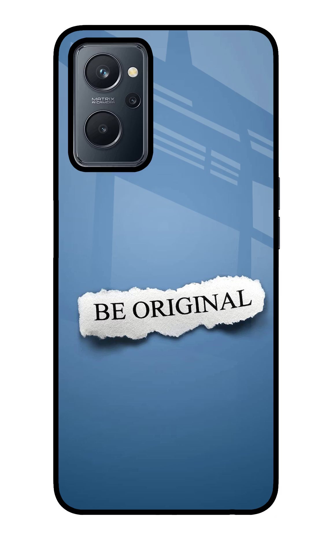 Be Original Realme 9i 4G Back Cover - Be Original Realme 9i 4G Glass Case Back Cover by Casekaro Be Original Realme 9i 4G Glass Case Back Cover by Casekaro