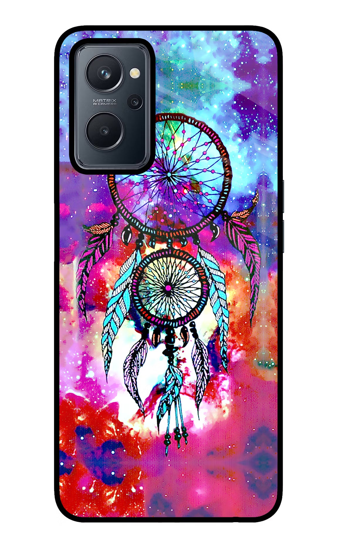 Dream Catcher Abstract Realme 9i 4G Glass Case - Dream Catcher Abstract Realme 9i 4G Glass Case Dream Catcher Abstract Realme 9i 4G Glass Case