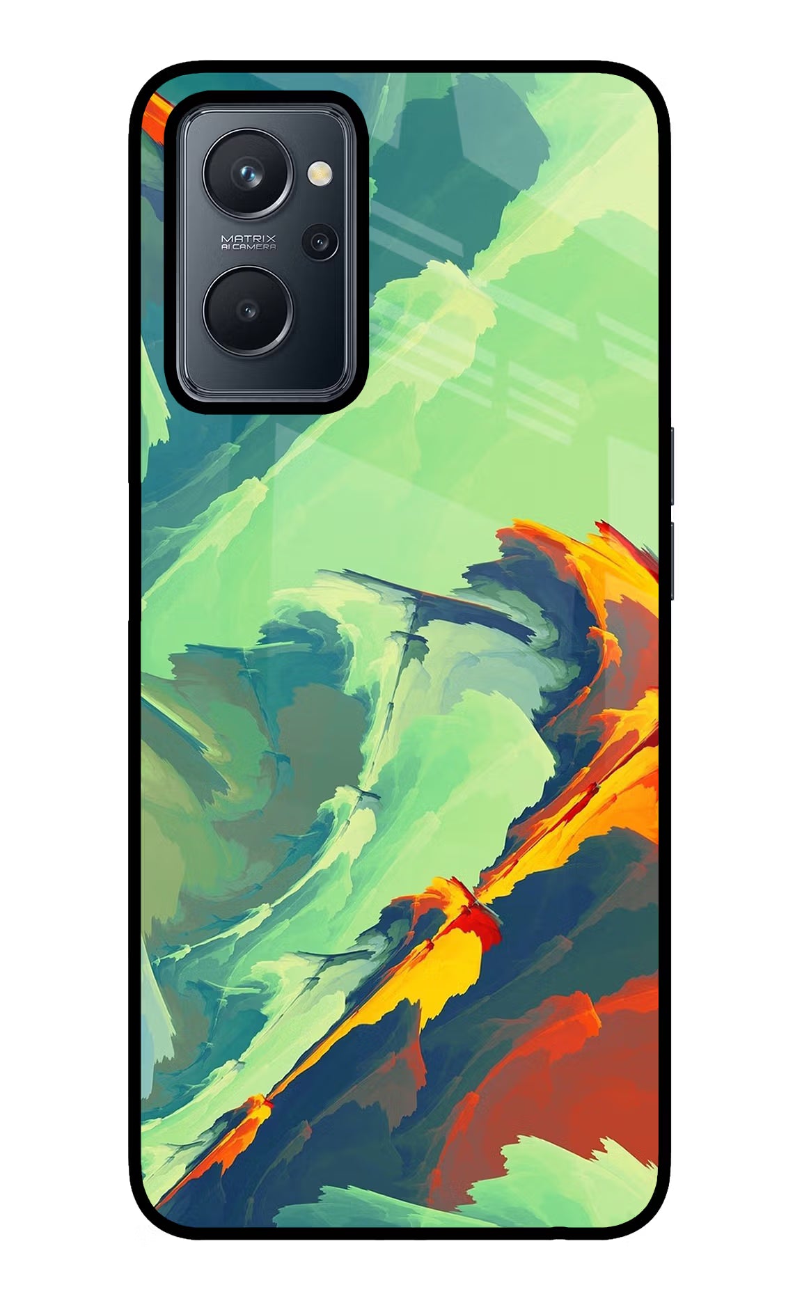 Paint Art Realme 9i 4G Glass Case - Paint Art Realme 9i 4G Glass Case Paint Art Realme 9i 4G Glass Case