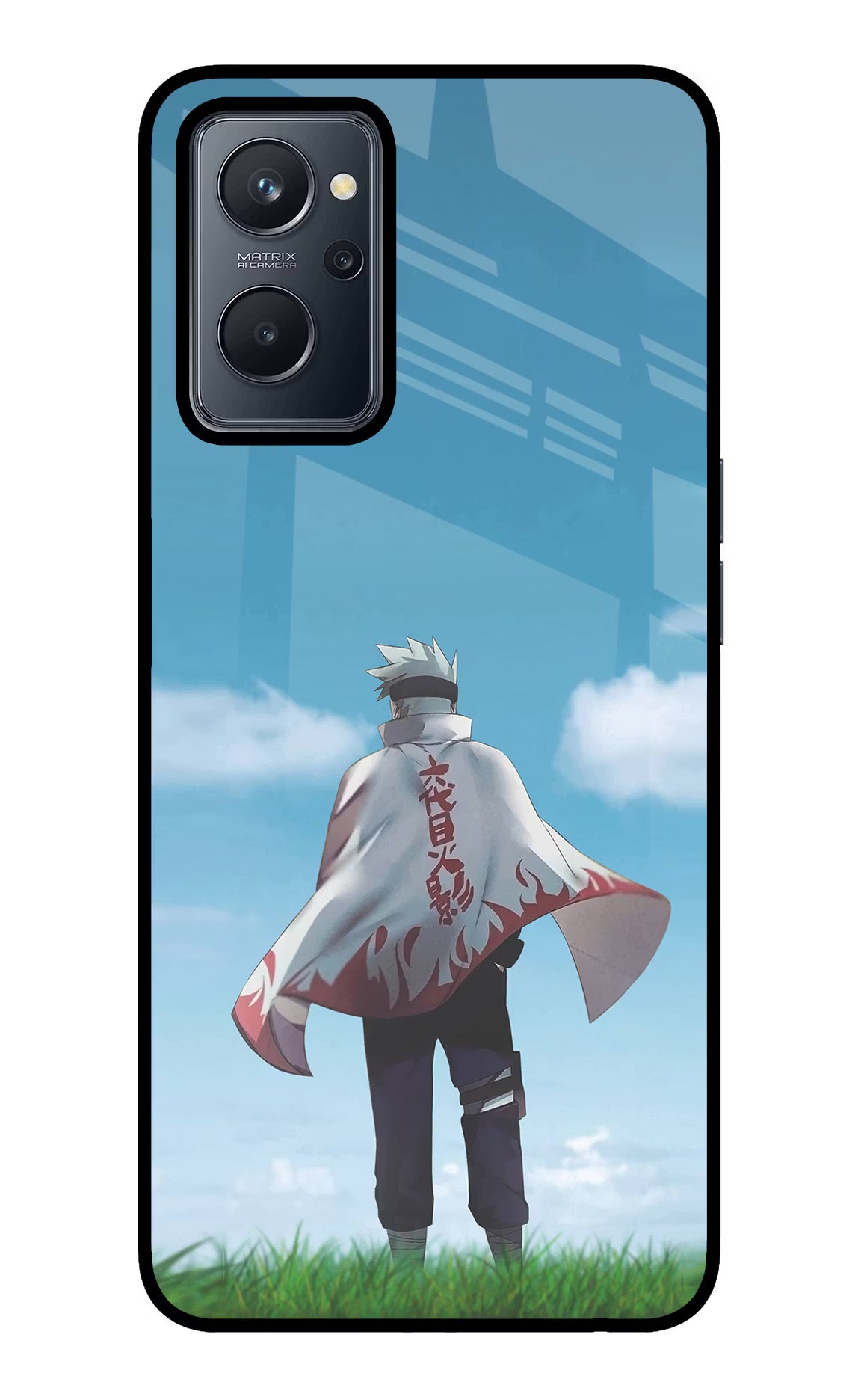Kakashi Realme 9i 4G Glass Case - Kakashi Realme 9i 4G Glass Case Kakashi Realme 9i 4G Glass Case