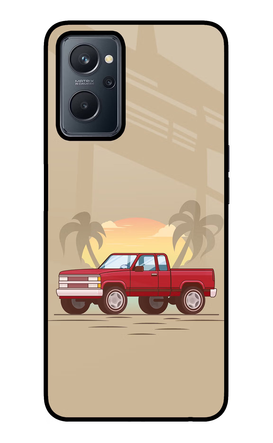 Desert Classic Drive Realme 9i 4G Glass Case - Desert Classic Drive Realme 9i 4G Glass Case Desert Classic Drive Realme 9i 4G Glass Case