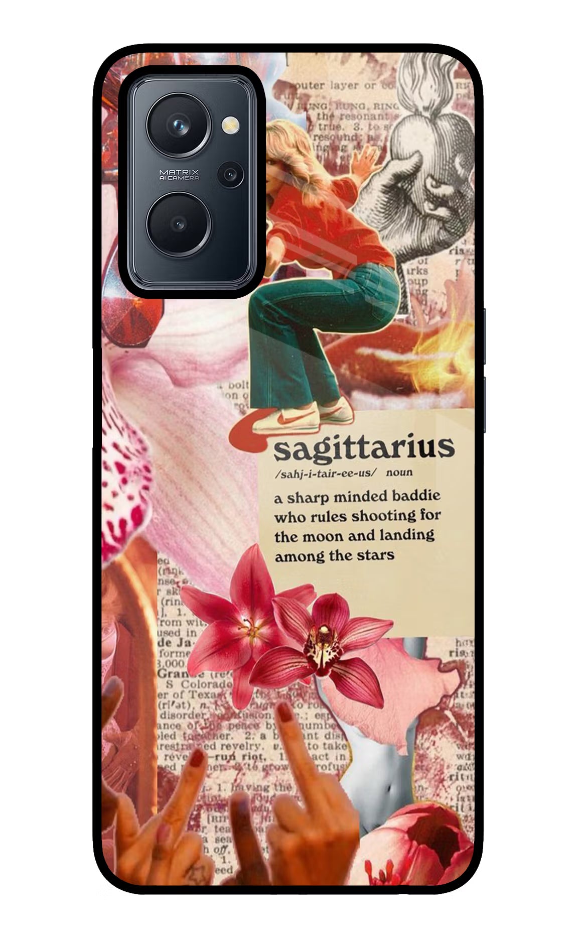 Sagittarius Zodiac Realme 9i 4G Glass Case - Sagittarius Zodiac Realme 9i 4G Glass Case Sagittarius Zodiac Realme 9i 4G Glass Case