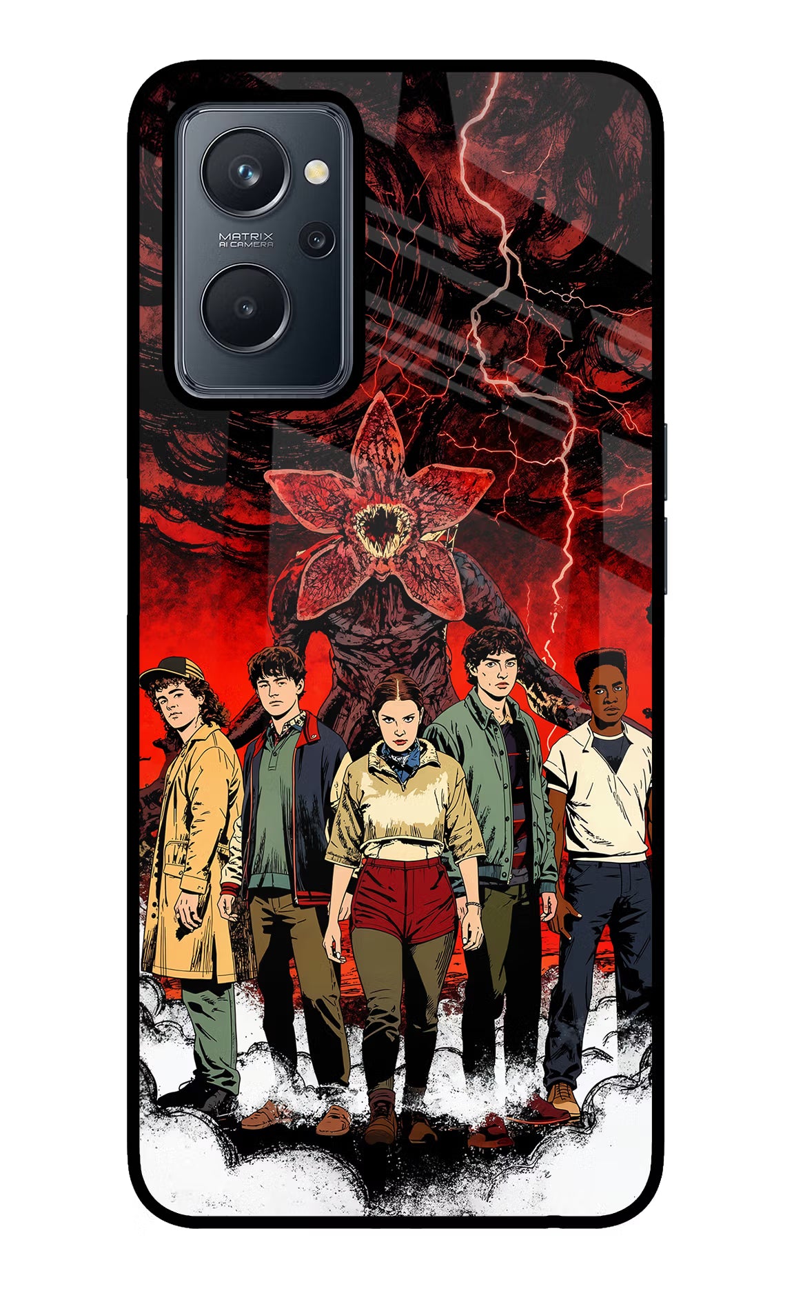 Ordinary Things Characters Realme 9i 4G Glass Case - Ordinary Things Characters Realme 9i 4G Glass Case Ordinary Things Characters Realme 9i 4G Glass Case