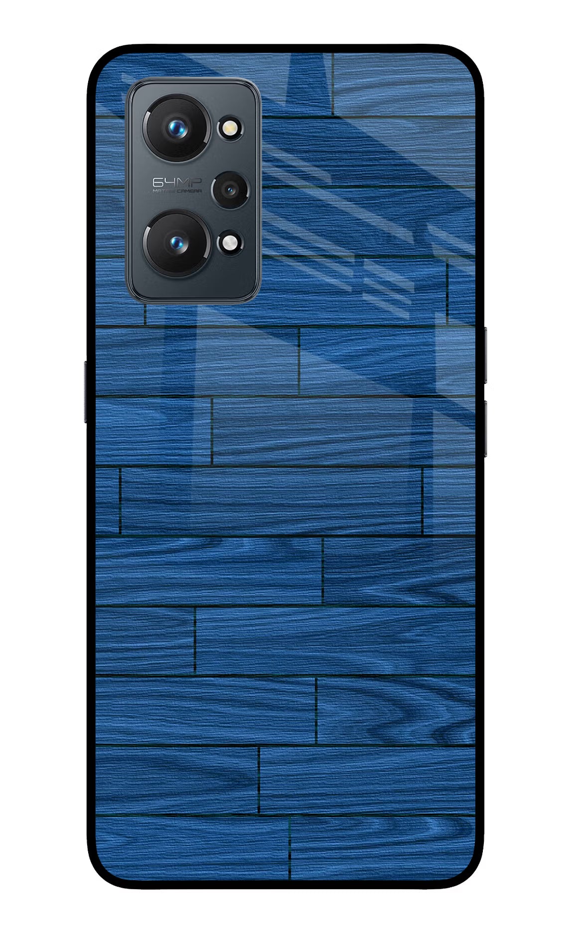 Wooden Texture Realme GT 2 5G Glass Case Back Cover by Casekaro