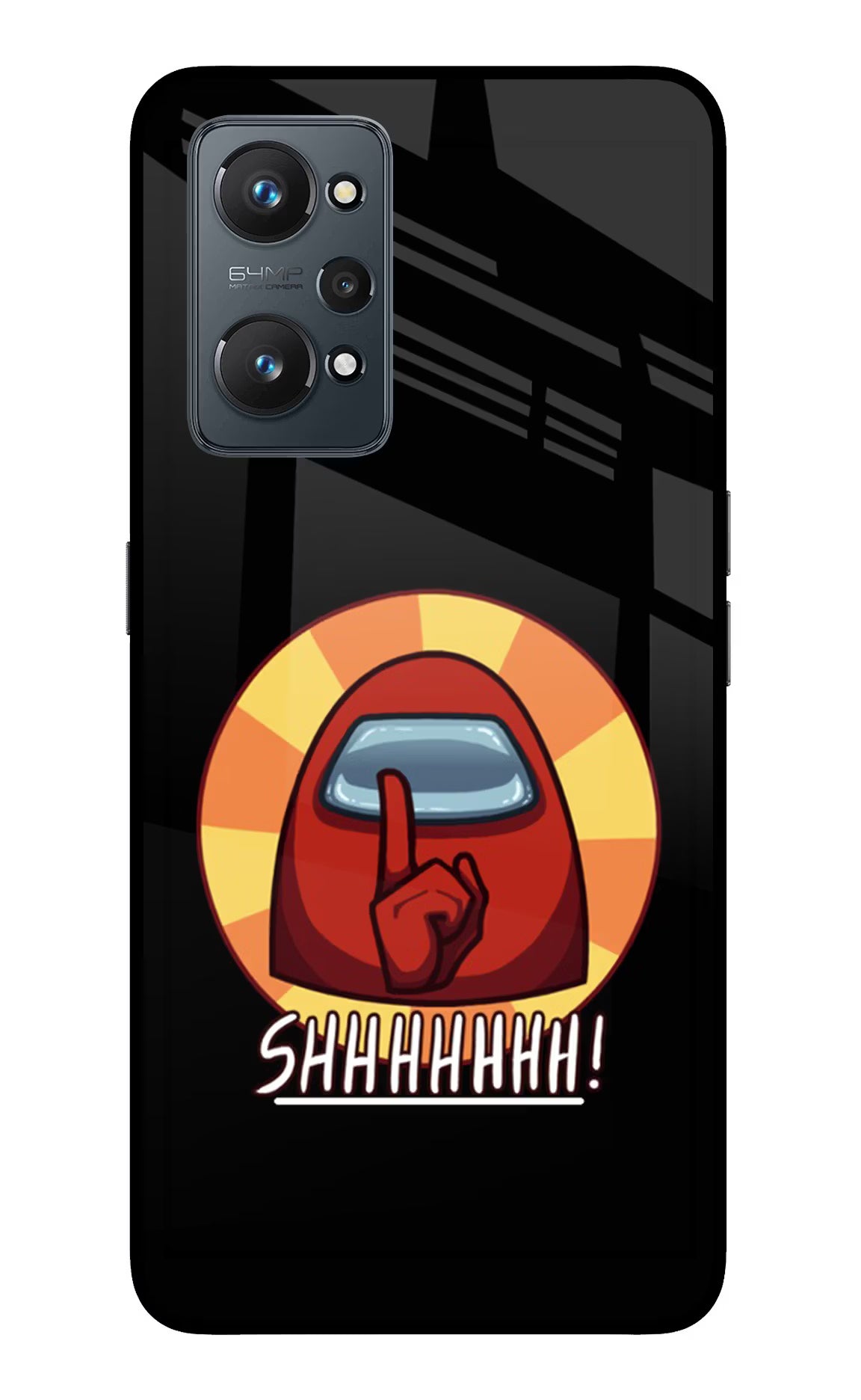 Among Us Shhh! Realme GT 2 5G Glass Case - Among Us Shhh! Realme GT 2 5G Glass Case Among Us Shhh! Realme GT 2 5G Glass Case