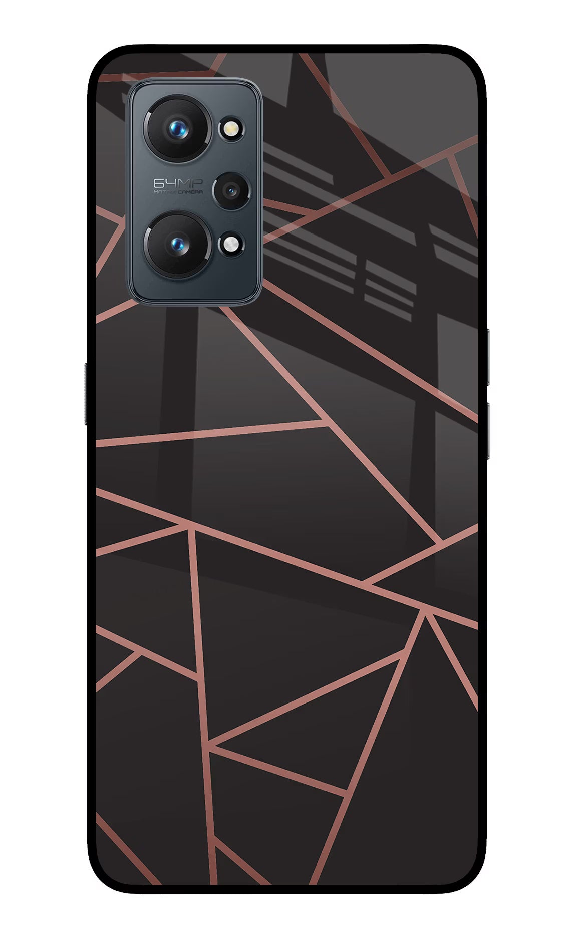 Geometric Pattern Realme GT 2 5G Glass Case Back Cover by Casekaro