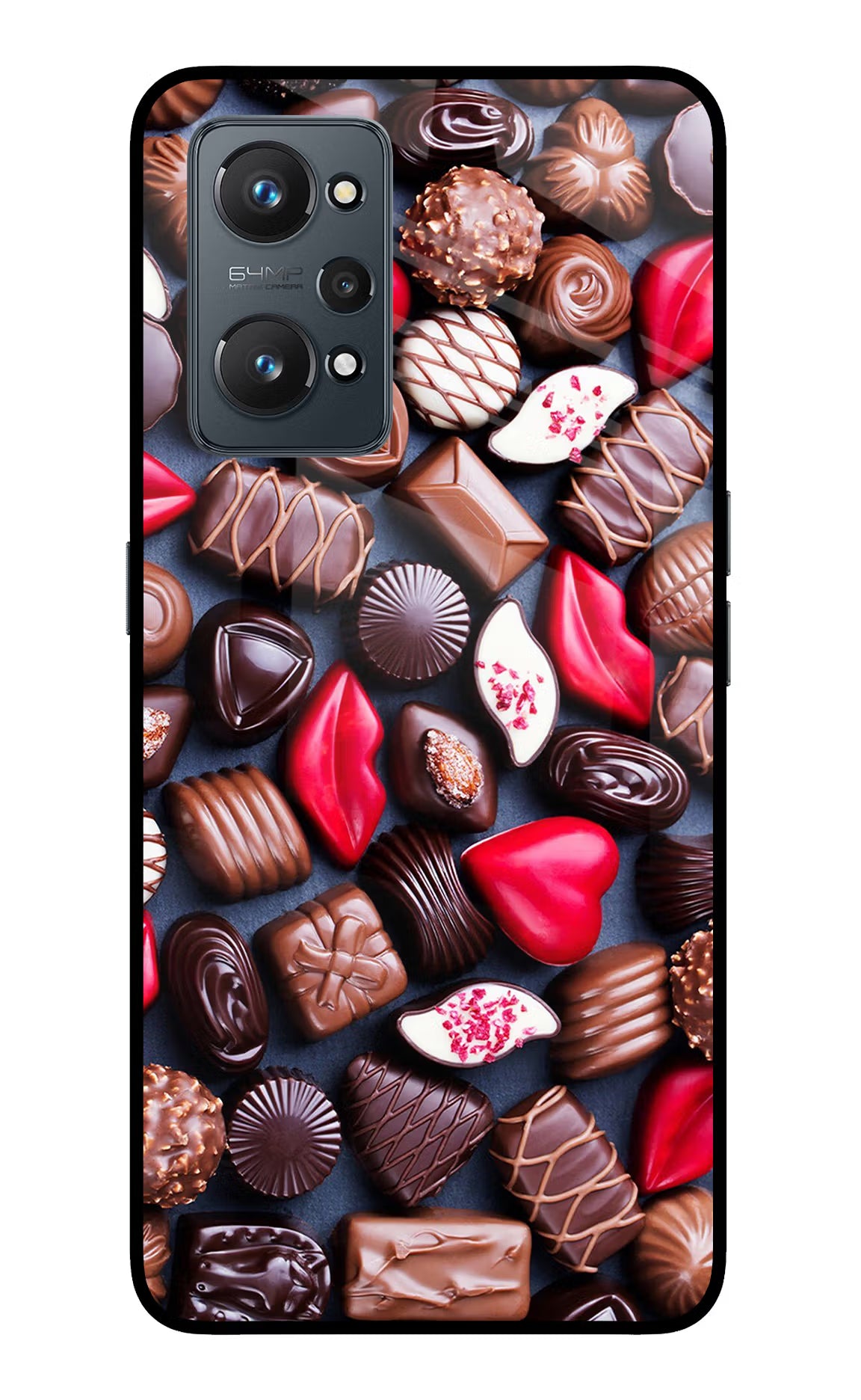 Chocolates Realme GT 2 5G Glass Case - Chocolates Realme GT 2 5G Glass Case Chocolates Realme GT 2 5G Glass Case