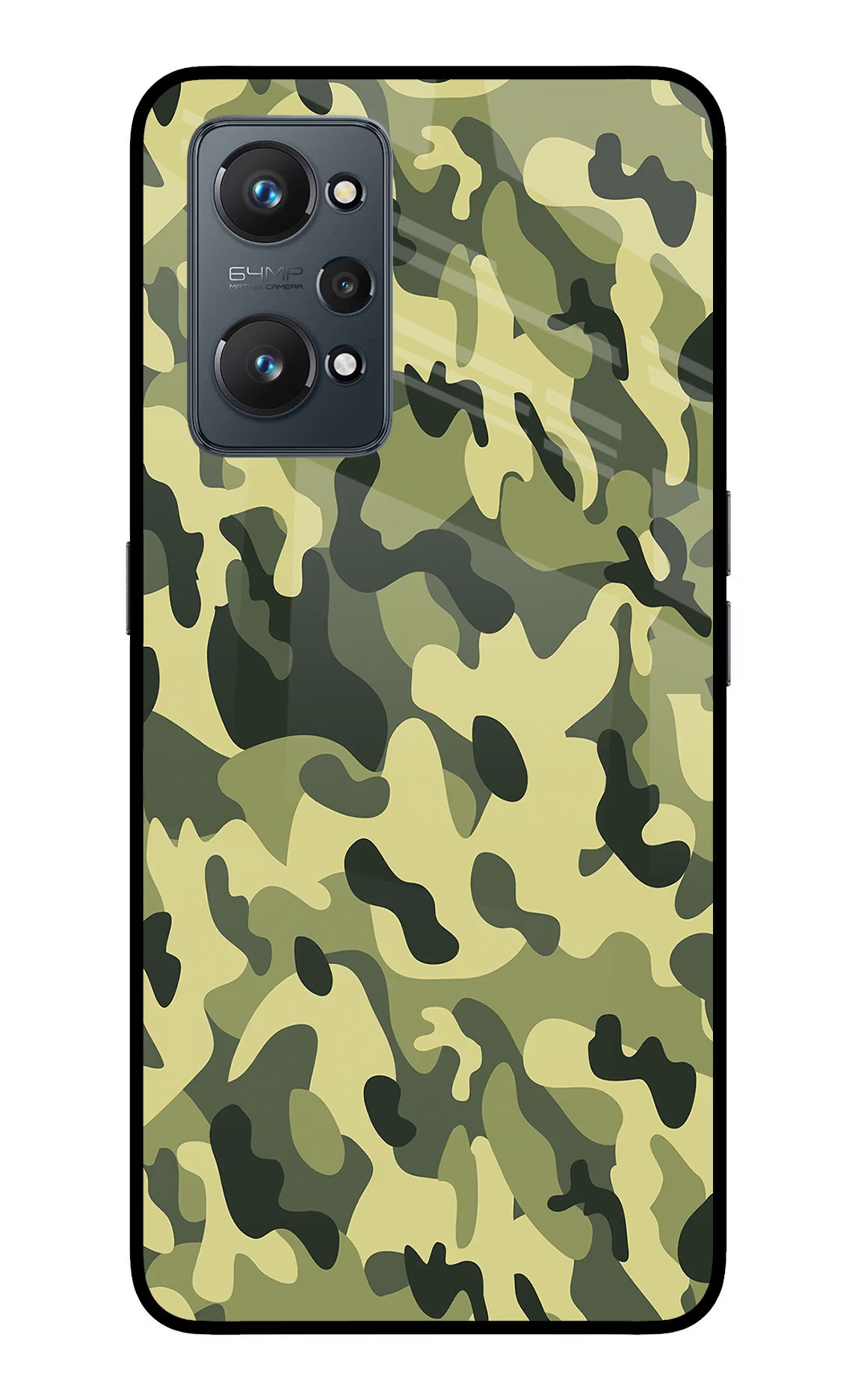 Camouflage Realme GT 2 5G Glass Case - Camouflage Realme GT 2 5G Glass Case Camouflage Realme GT 2 5G Glass Case