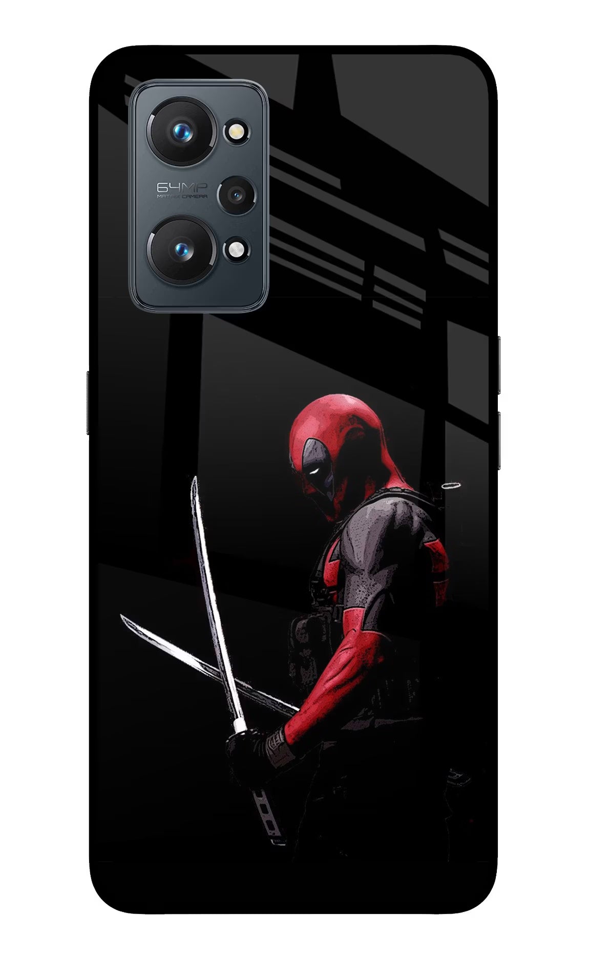 Deadpool Realme GT 2 5G Glass Case Back Cover by Casekaro