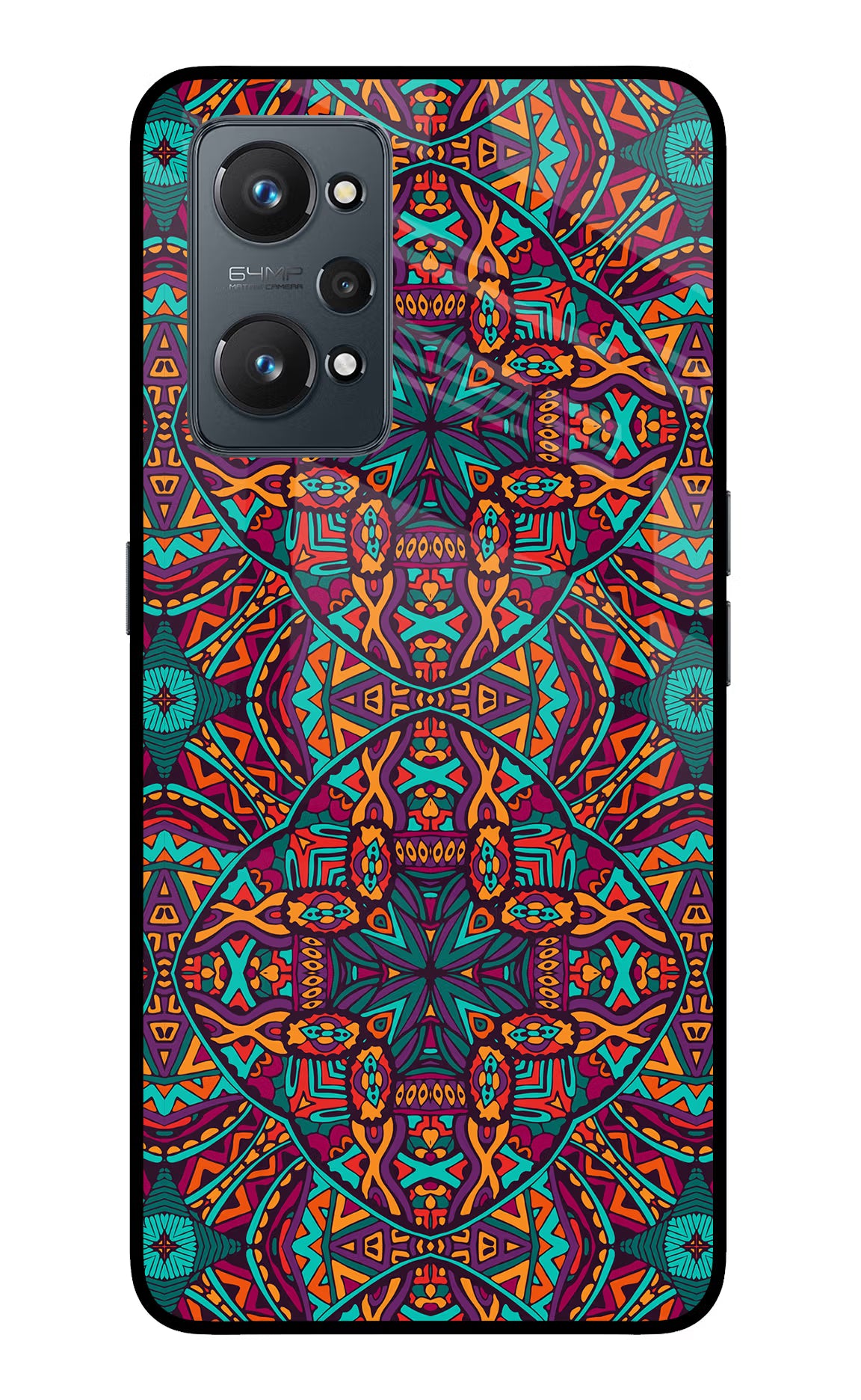 Colour Mandala Realme GT 2 5G Glass Case - Colour Mandala Realme GT 2 5G Glass Case Colour Mandala Realme GT 2 5G Glass Case