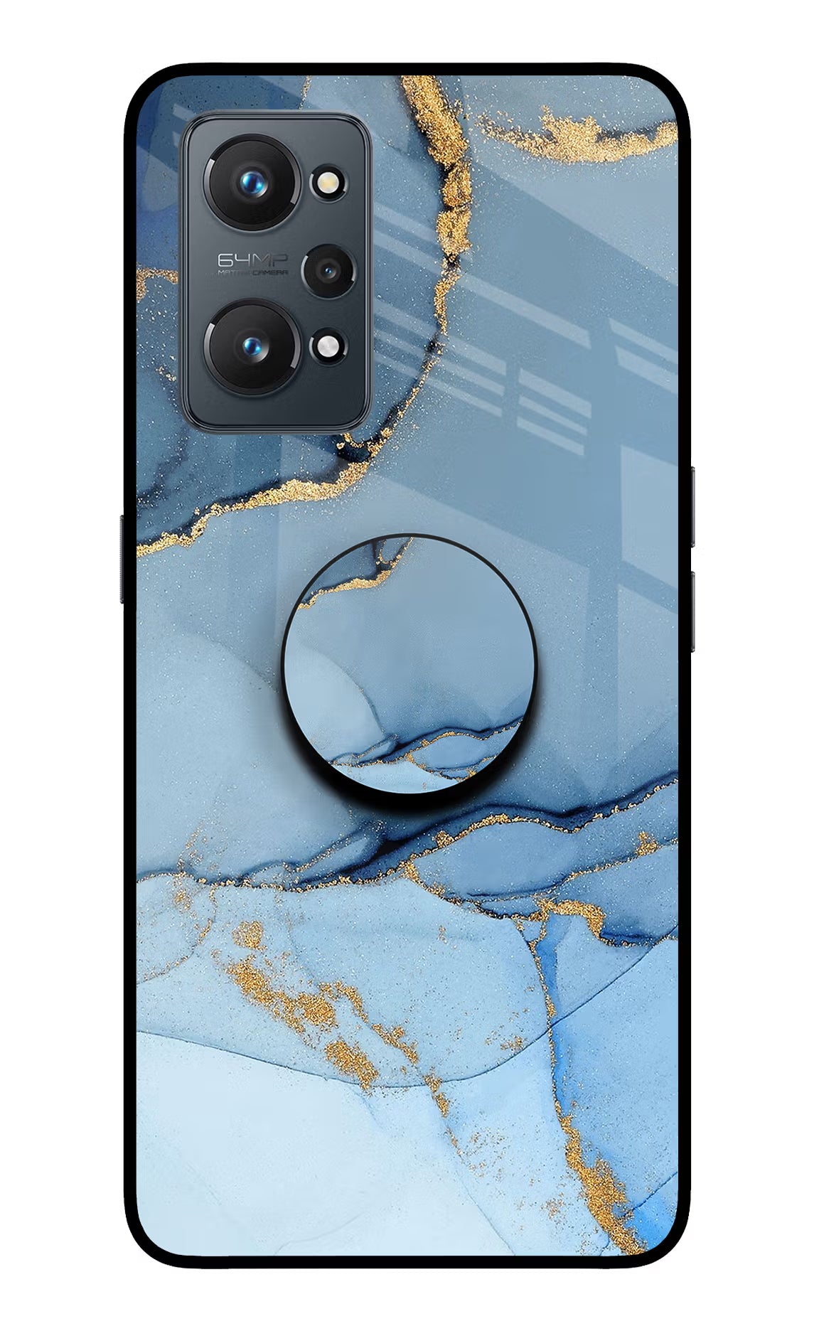 Blue Marble Realme GT 2 5G Glass Case - Blue Marble Realme GT 2 5G Glass Case Blue Marble Realme GT 2 5G Glass Case