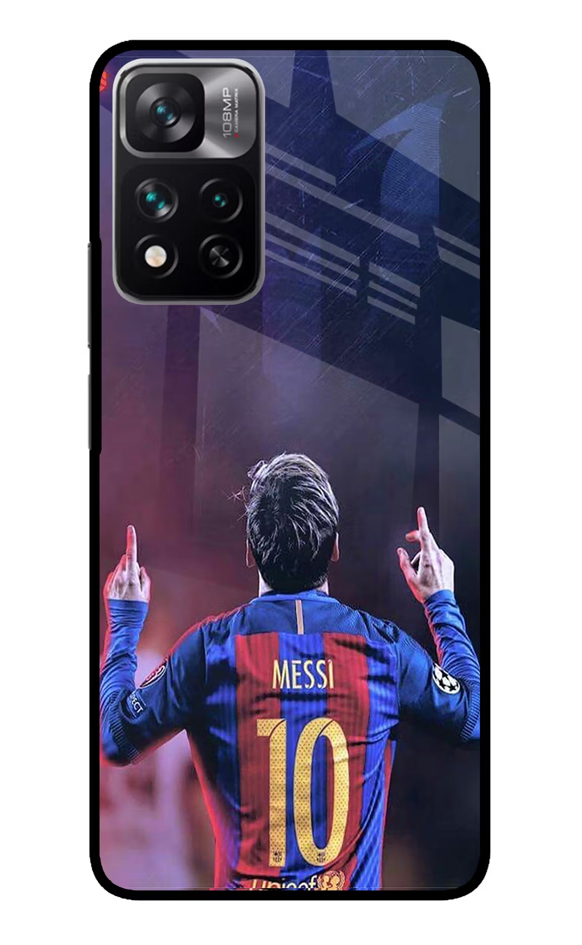 Messi Mi 11i 5G/11i 5G Hypercharge Glass Case - Messi Mi 11i 5G/11i 5G Hypercharge Glass Case Messi Mi 11i 5G/11i 5G Hypercharge Glass Case