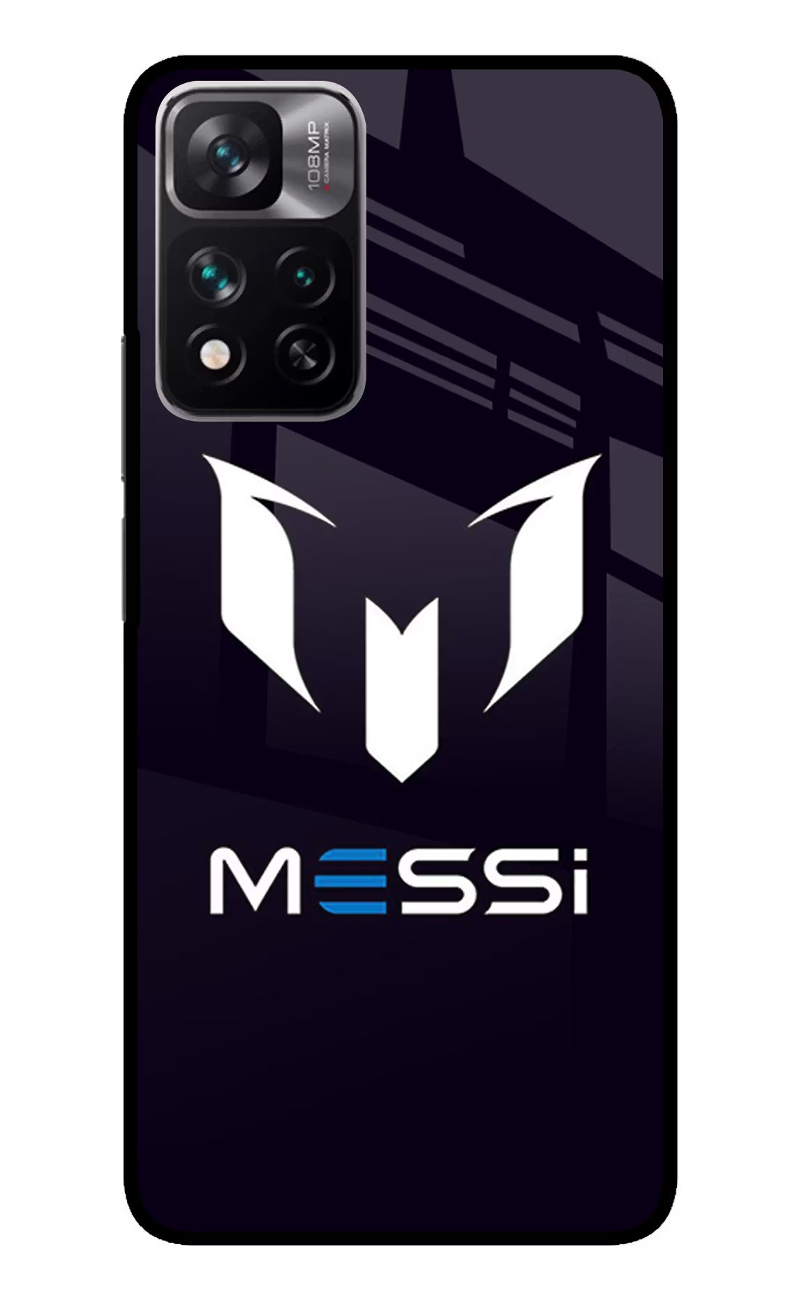 Messi Logo Mi 11i 5G/11i 5G Hypercharge Glass Case - Messi Logo Mi 11i 5G/11i 5G Hypercharge Glass Case Messi Logo Mi 11i 5G/11i 5G Hypercharge Glass Case