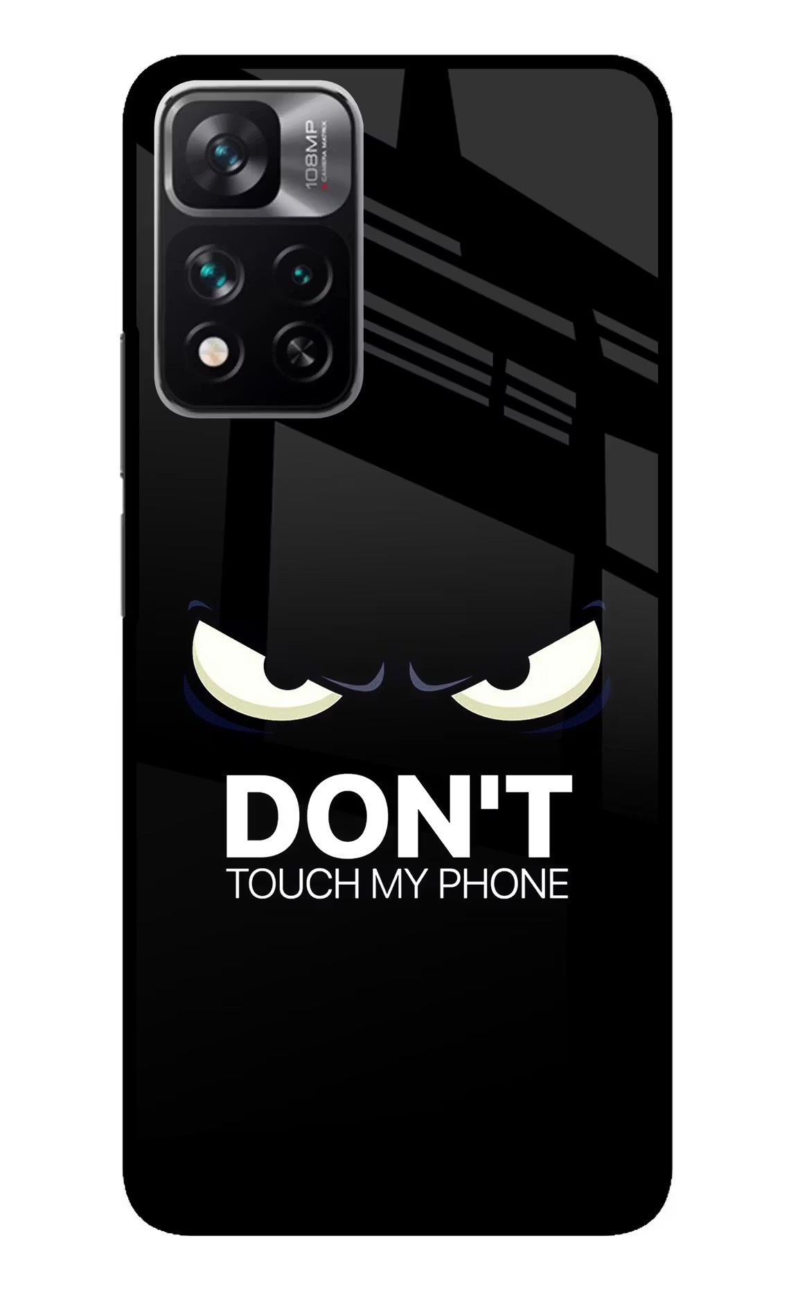Don'T Touch My Phone Mi 11i 5G/11i 5G Hypercharge Glass Case - Don'T Touch My Phone Mi 11i 5G/11i 5G Hypercharge Glass Case Don'T Touch My Phone Mi 11i 5G/11i 5G Hypercharge Glass Case