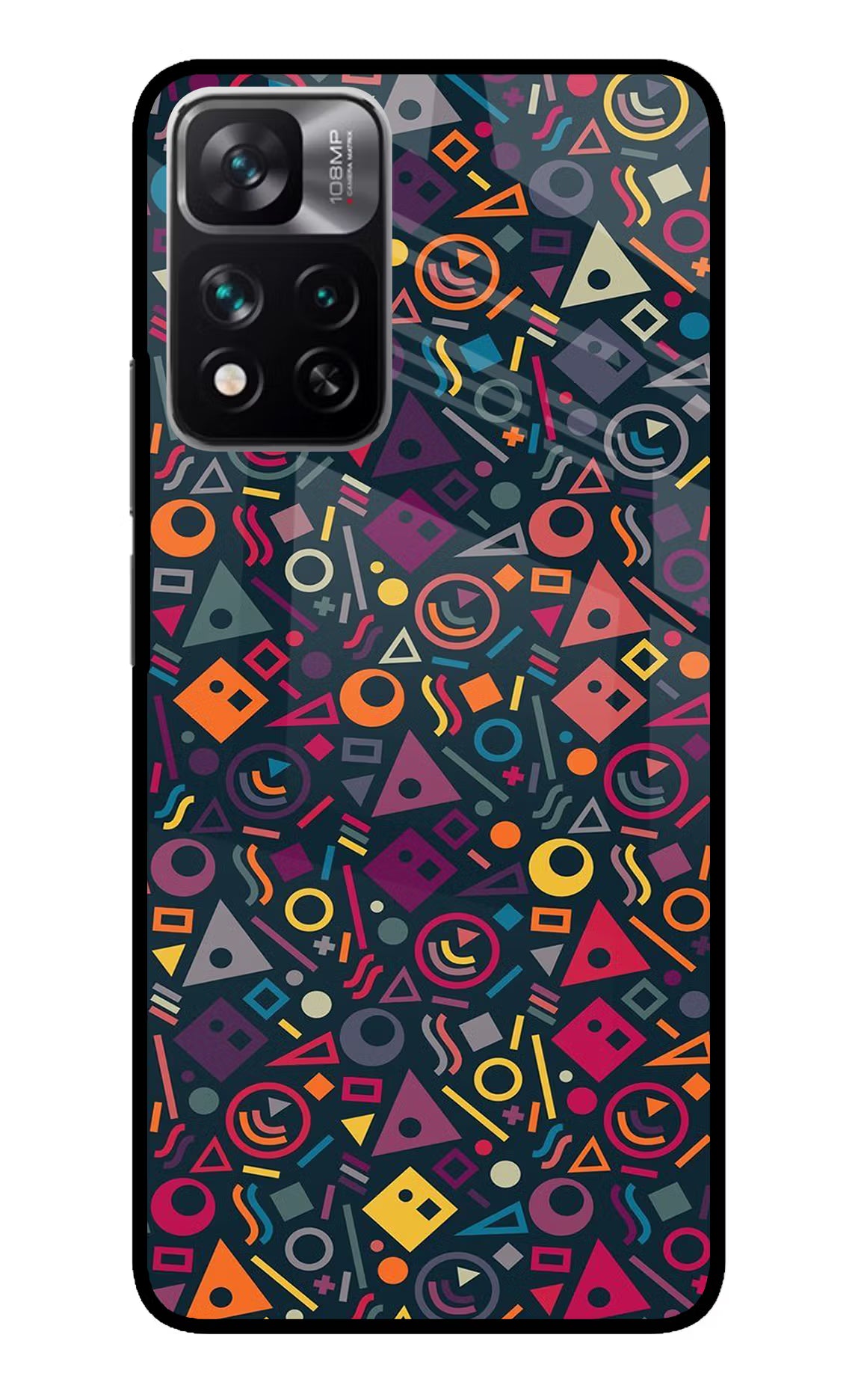 Geometric Abstract Mi 11i 5G/11i 5G Hypercharge Glass Case - Geometric Abstract Mi 11i 5G/11i 5G Hypercharge Glass Case Geometric Abstract Mi 11i 5G/11i 5G Hypercharge Glass Case