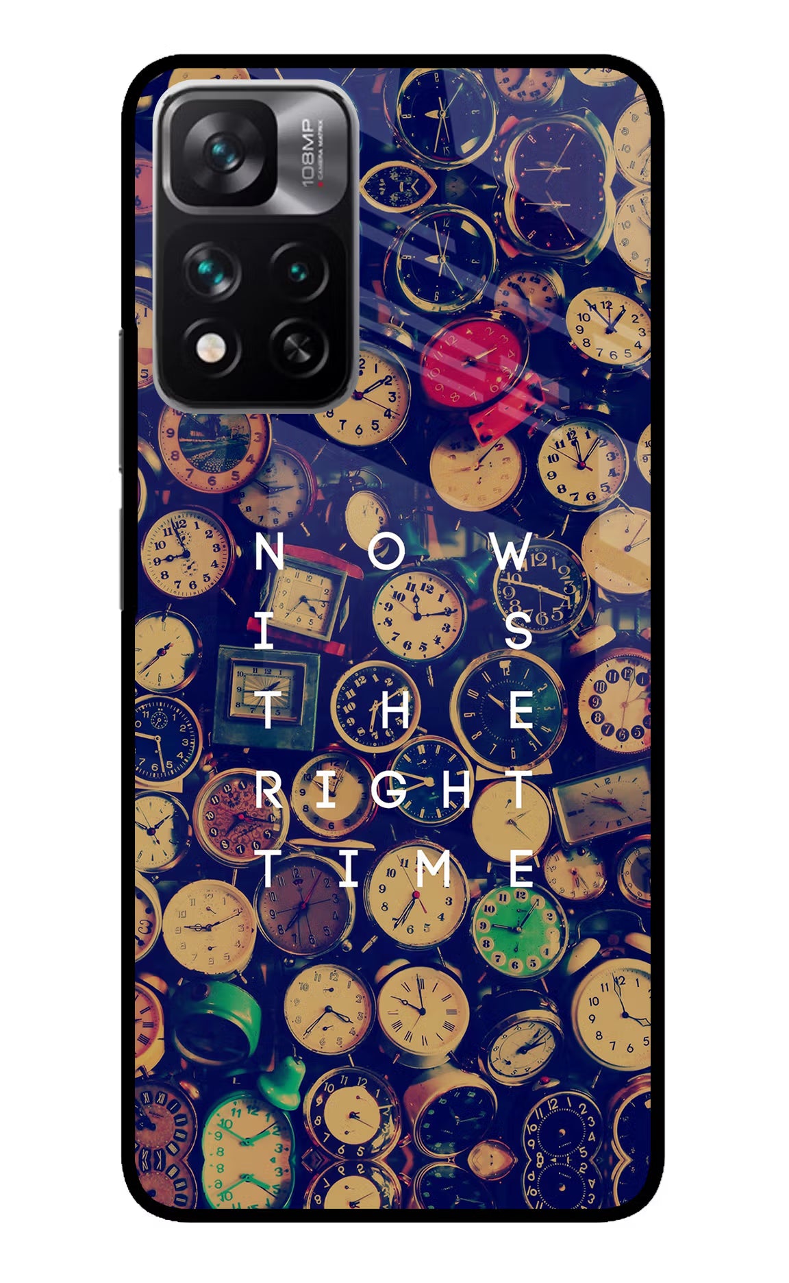 Now is the Right Time Quote Mi 11i 5G/11i 5G Hypercharge Glass Case - Now is the Right Time Quote Mi 11i 5G/11i 5G Hypercharge Glass Case Now is the Right Time Quote Mi 11i 5G/11i 5G Hypercharge Glass Case