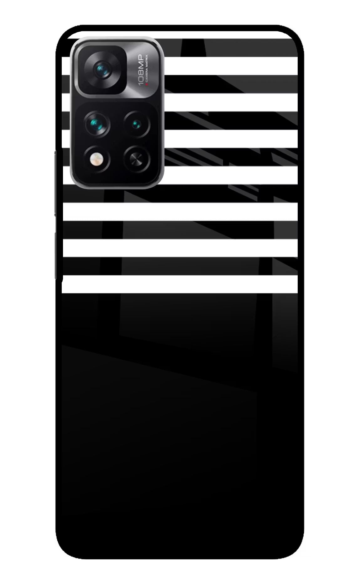 Black and White Print Mi 11i 5G/11i 5G Hypercharge Glass Case - Black and White Print Mi 11i 5G/11i 5G Hypercharge Glass Case Black and White Print Mi 11i 5G/11i 5G Hypercharge Glass Case