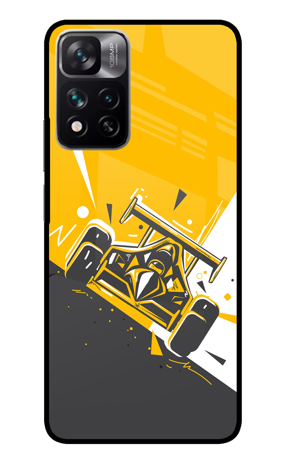 Track King Mi 11i 5G/11i 5G Hypercharge Glass Case - Track King Mi 11i 5G/11i 5G Hypercharge Glass Case Track King Mi 11i 5G/11i 5G Hypercharge Glass Case