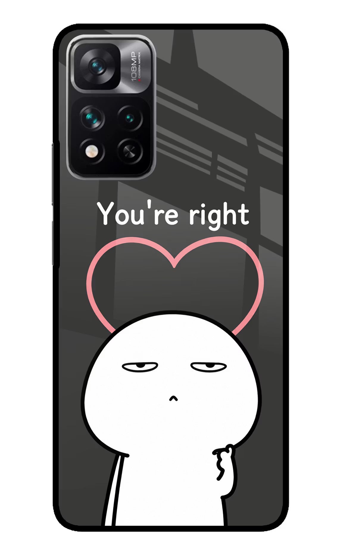 You're Right Mi 11i 5G/11i 5G Hypercharge Glass Case - You're Right Mi 11i 5G/11i 5G Hypercharge Glass Case You're Right Mi 11i 5G/11i 5G Hypercharge Glass Case
