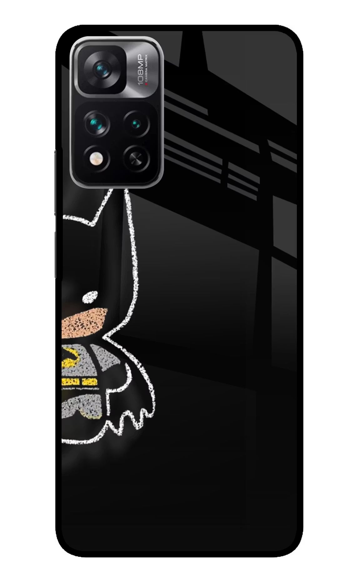 Bat Kitty Mi 11i 5G/11i 5G Hypercharge Glass Case - Bat Kitty Mi 11i 5G/11i 5G Hypercharge Glass Case Bat Kitty Mi 11i 5G/11i 5G Hypercharge Glass Case