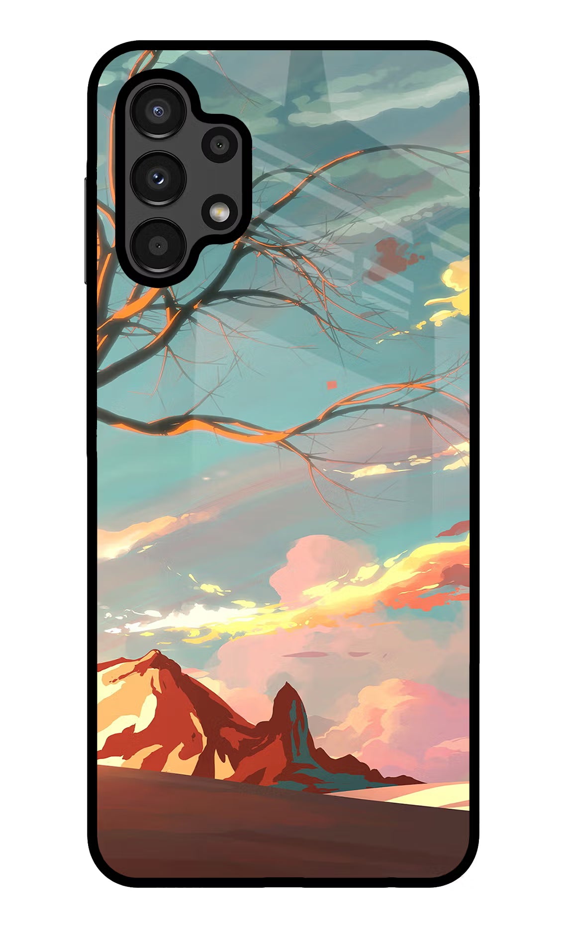 Scenery Samsung A13 4G Glass Case - Scenery Samsung A13 4G Glass Case Scenery Samsung A13 4G Glass Case