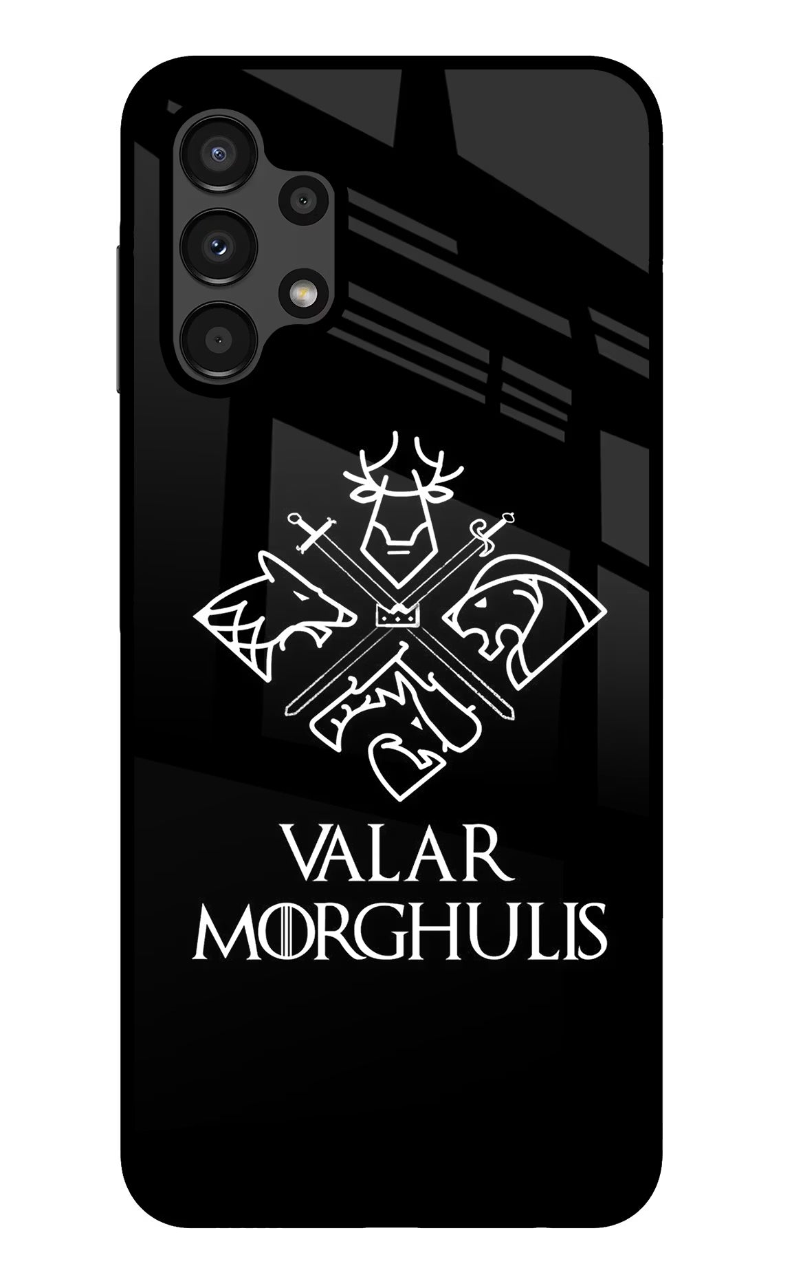 Valar Morghulis | Game Of Thrones Samsung A13 4G Glass Case - Valar Morghulis | Game Of Thrones Samsung A13 4G Glass Case Valar Morghulis | Game Of Thrones Samsung A13 4G Glass Case
