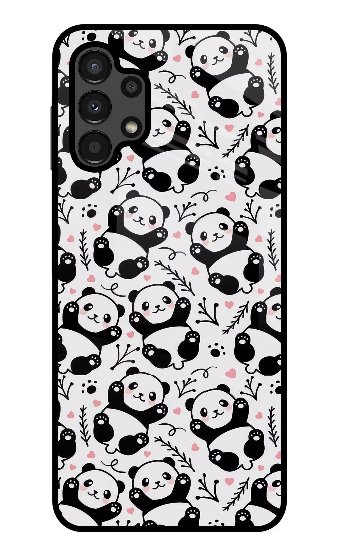 Cute Panda Samsung A13 4G Glass Case - Cute Panda Samsung A13 4G Glass Case Cute Panda Samsung A13 4G Glass Case