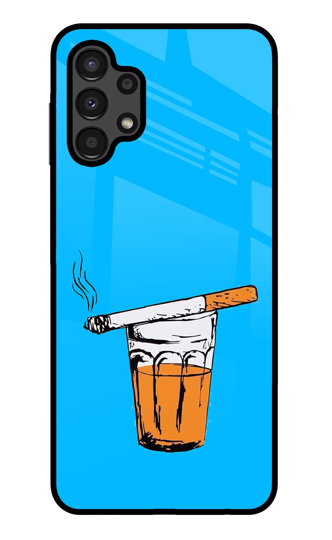 Chai Sutta Samsung A13 4G Glass Case - Chai Sutta Samsung A13 4G Glass Case Chai Sutta Samsung A13 4G Glass Case