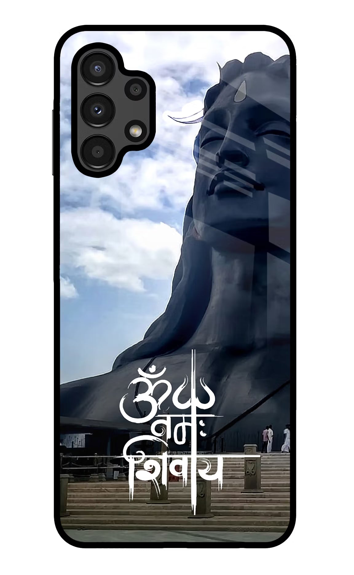 Om Namah Shivay Samsung A13 4G Glass Case - Om Namah Shivay Samsung A13 4G Glass Case Om Namah Shivay Samsung A13 4G Glass Case