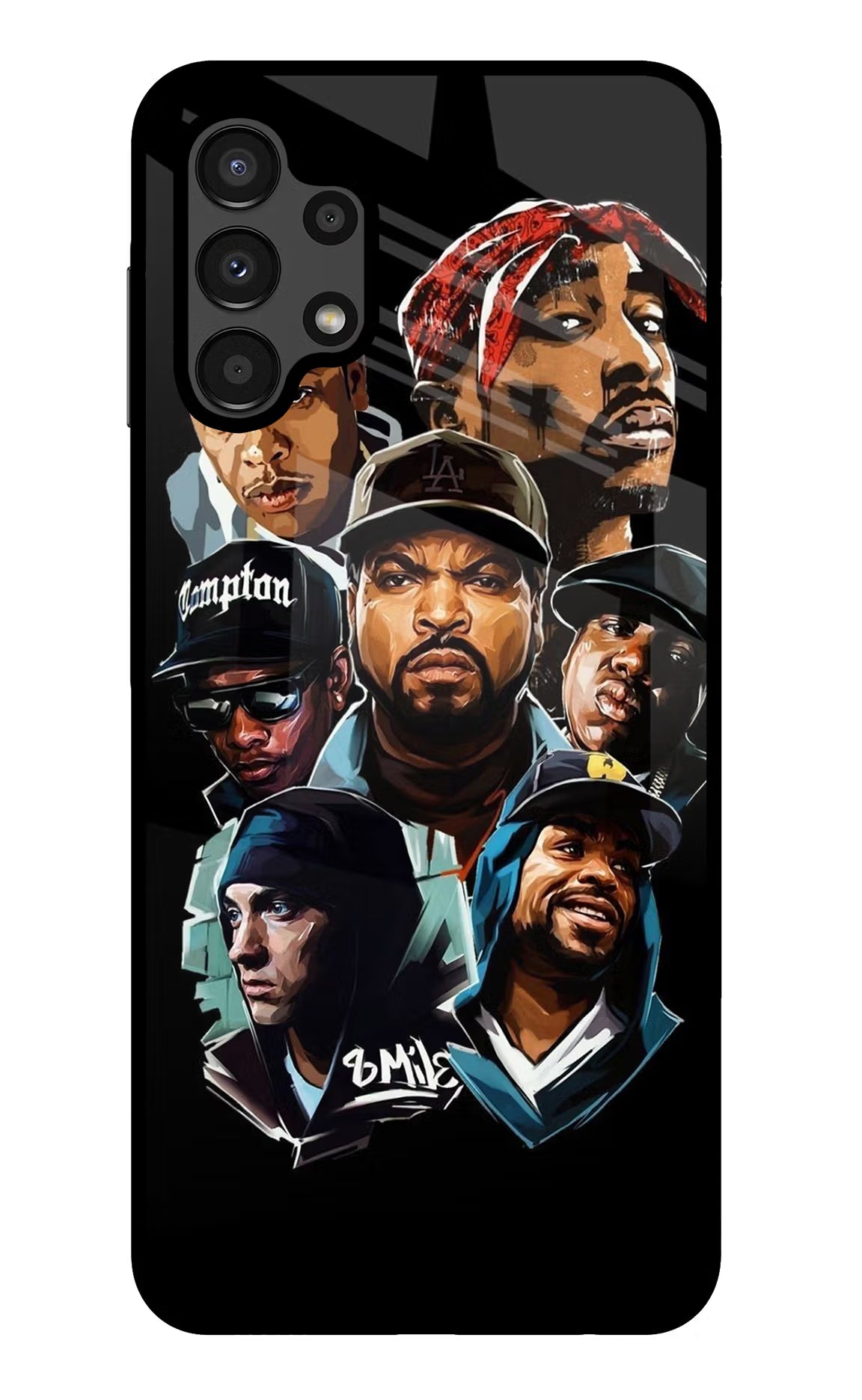 Rappers Samsung A13 4G Glass Case - Rappers Samsung A13 4G Glass Case Rappers Samsung A13 4G Glass Case