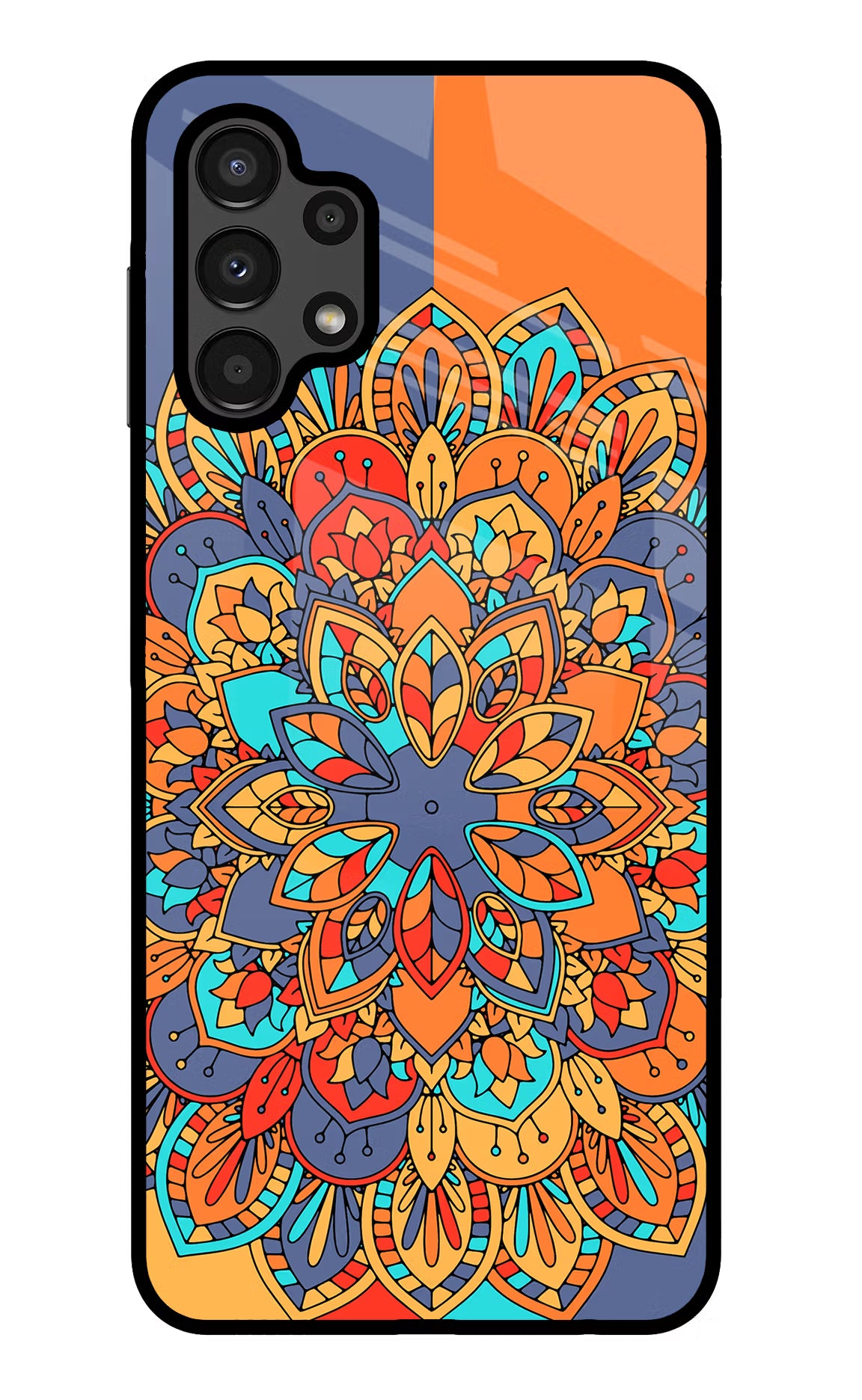 Color Mandala Samsung A13 4G Glass Case - Color Mandala Samsung A13 4G Glass Case Color Mandala Samsung A13 4G Glass Case